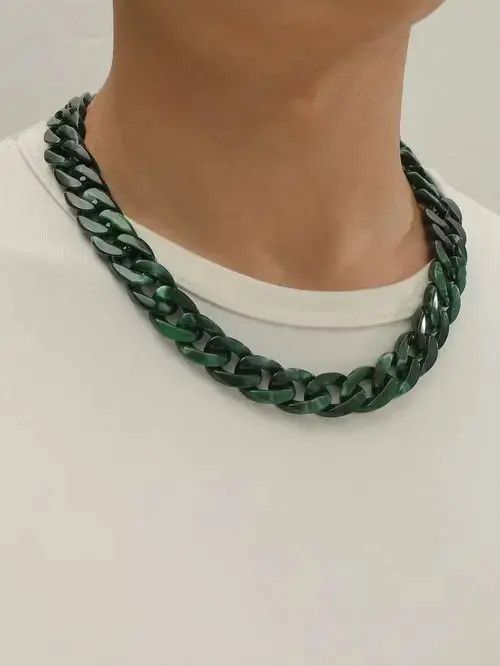 Jewelry Men Minimalist Chain Necklace Size ONE SIZE - 1 Thumbnail