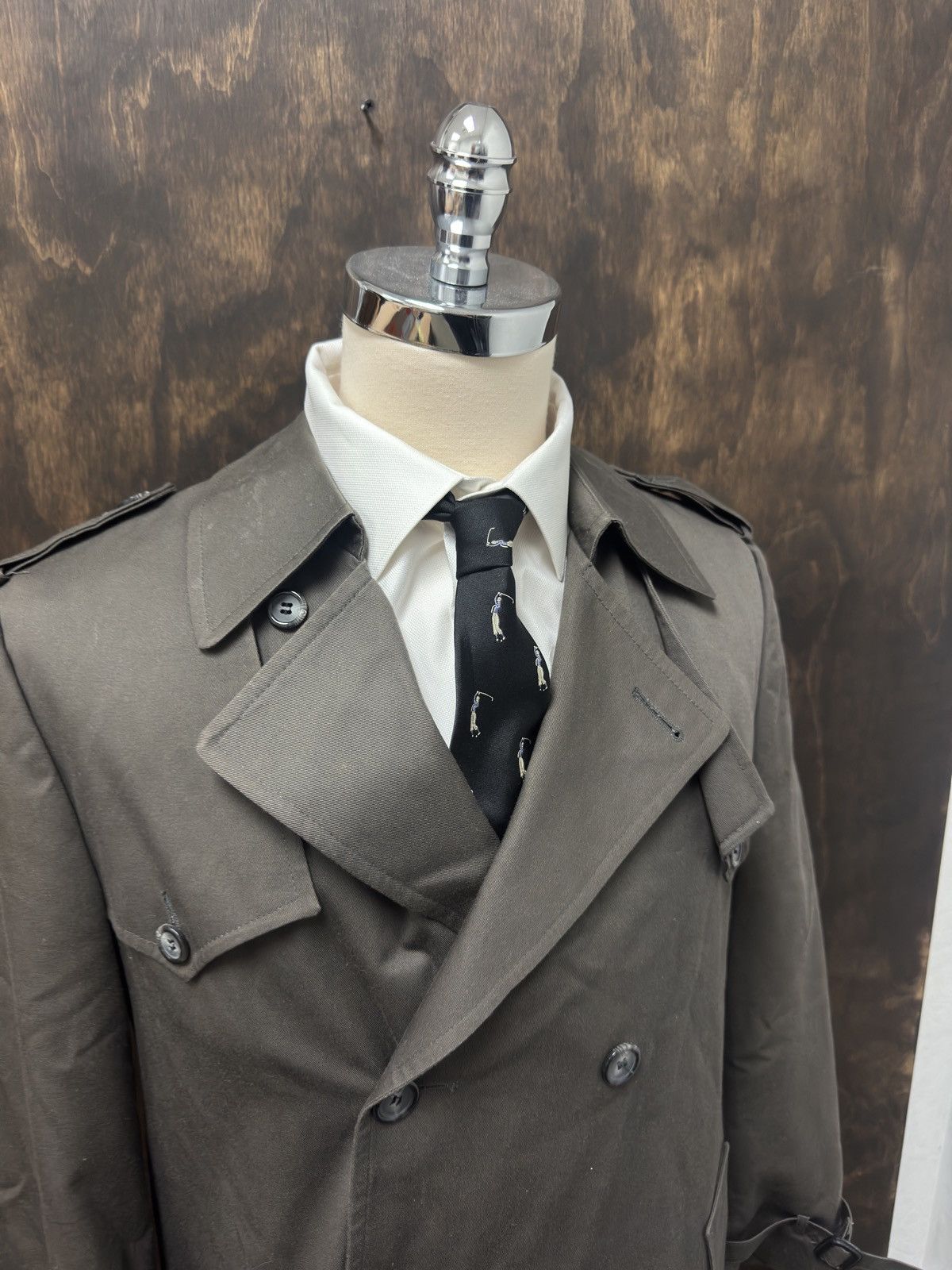 Christian Dior Monsieur Christian Dior Vintage Double Breasted Cotton Trench Coat Size US S / EU 44-46 / 1 - 5 Thumbnail