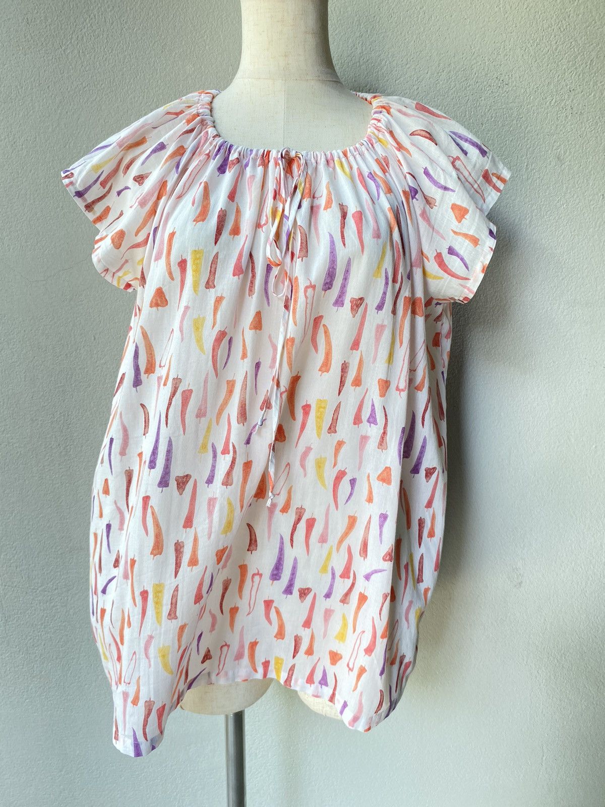 Tsumori Chisato Tsumori chisato SLEEP Bright Off-Shoulder Drawstring Top Size L / US 10 / IT 46 - 15 Thumbnail