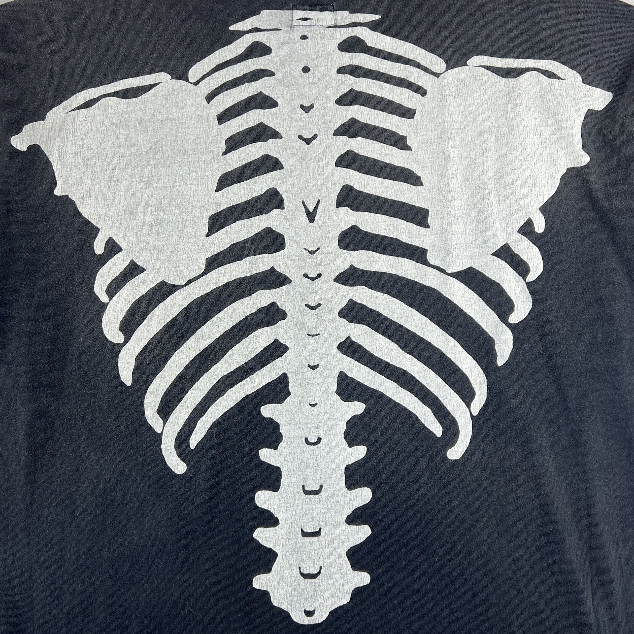 Kapital Kapital Grey Skeleton T-Shirt Size US XL / EU 56 / 4 - 4 Thumbnail