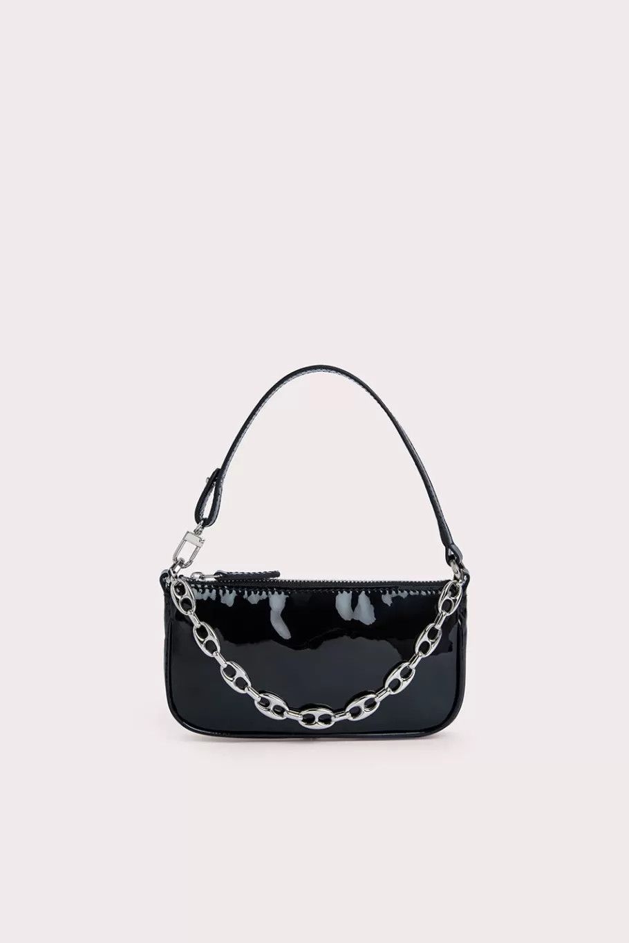 By Far o1mle1224 Size : OS/Patent Leather Mini Bag in Black Size ONE SIZE - 1 Thumbnail