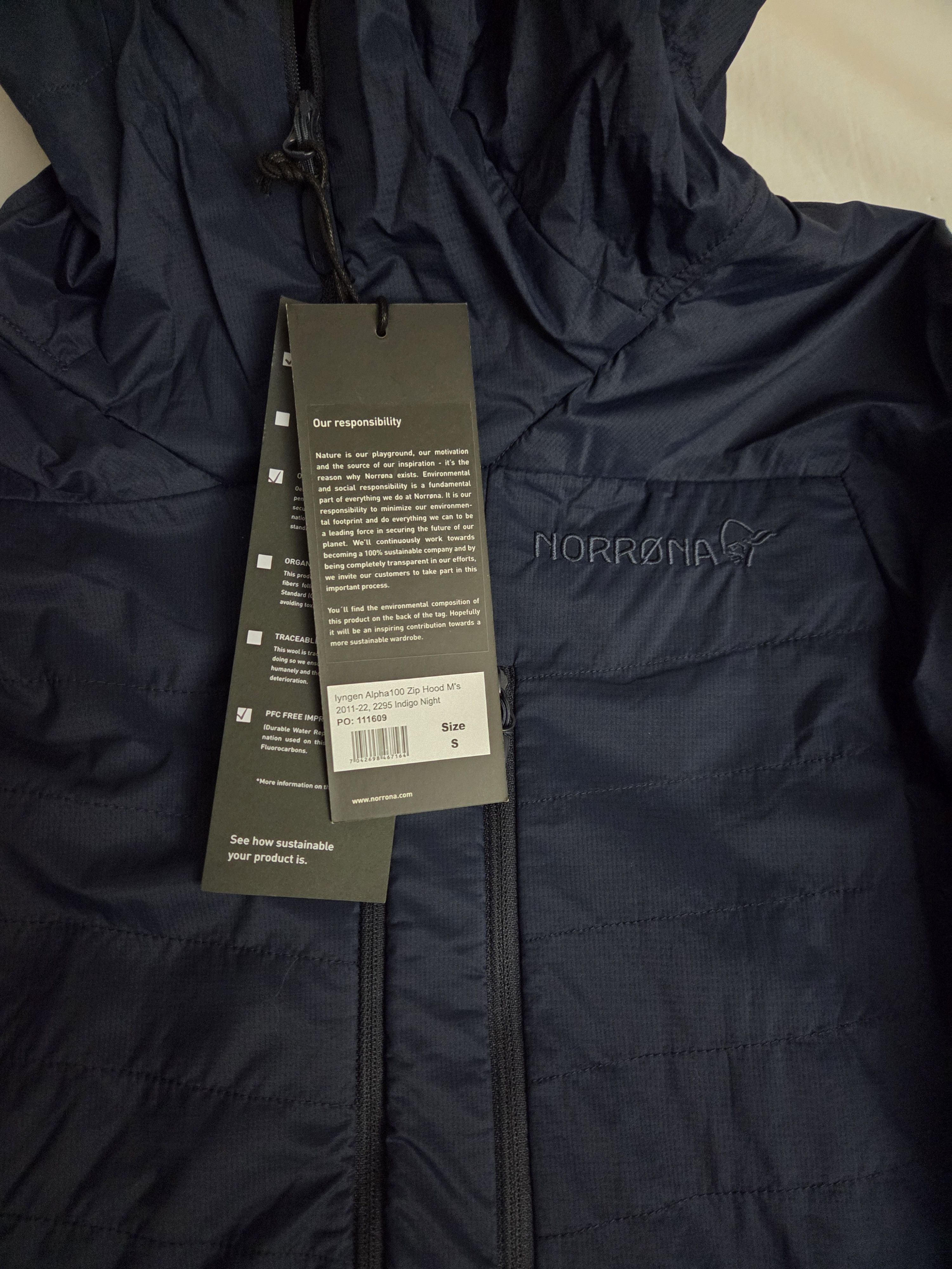Norrona NWT Lyngen alpha 100 zip hood jacket Size US S / EU 44-46 / 1 - 2 Thumbnail