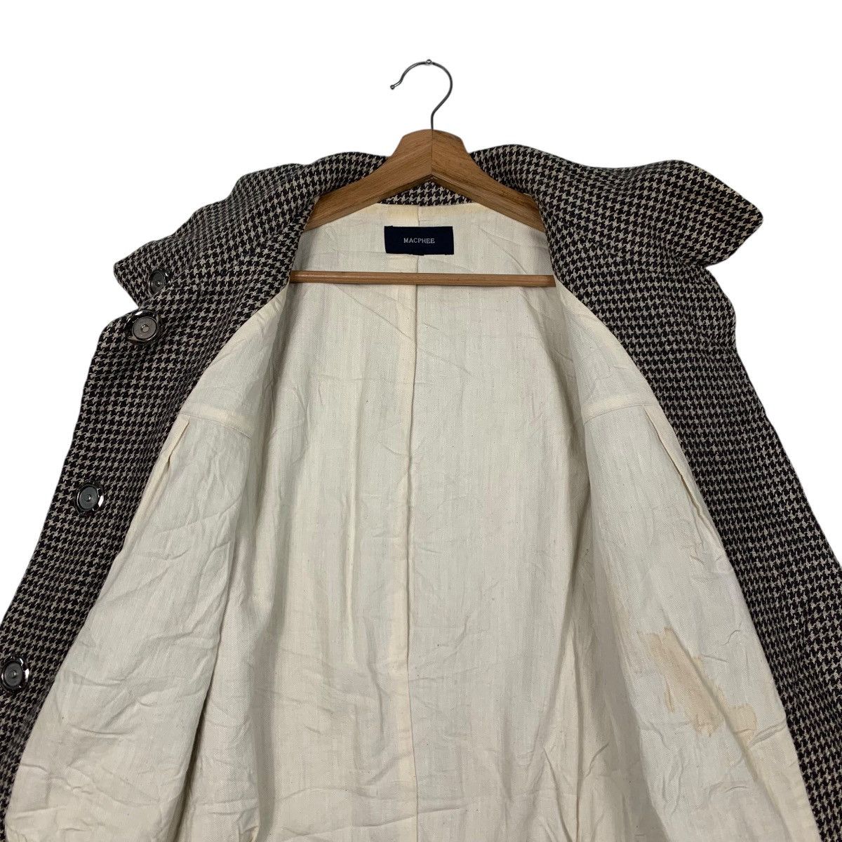 Tomorrowland MACPHEE Houndstooth Jacket #2378-C106 Size M / US 6-8 / IT 42-44 - 10 Thumbnail