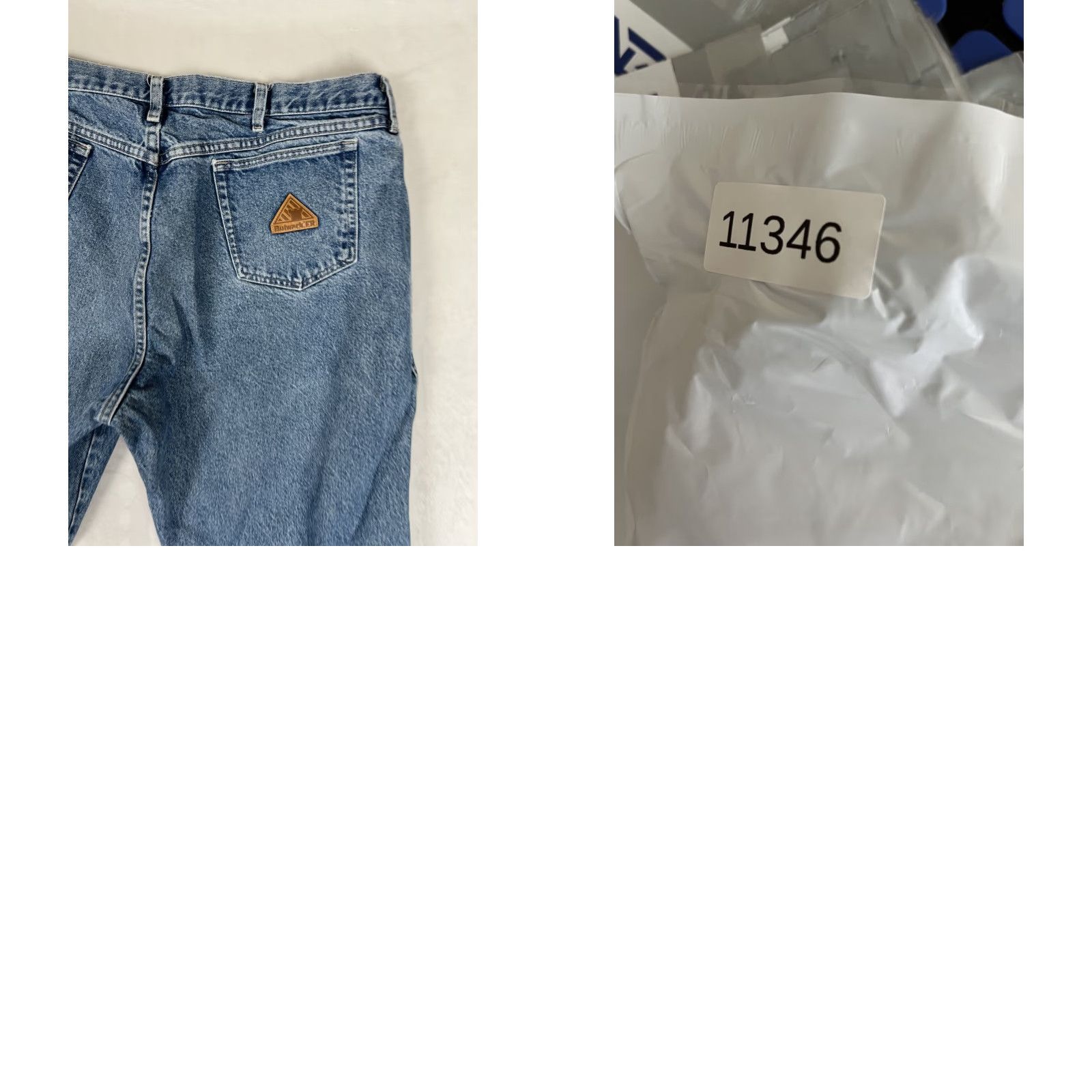 Denime Bulwark FR Jeans Mens 40x34 Blue Relaxed Straight Flame-Resistant Work Denim Shirt? Size US 40 / EU 56 - 8 Thumbnail
