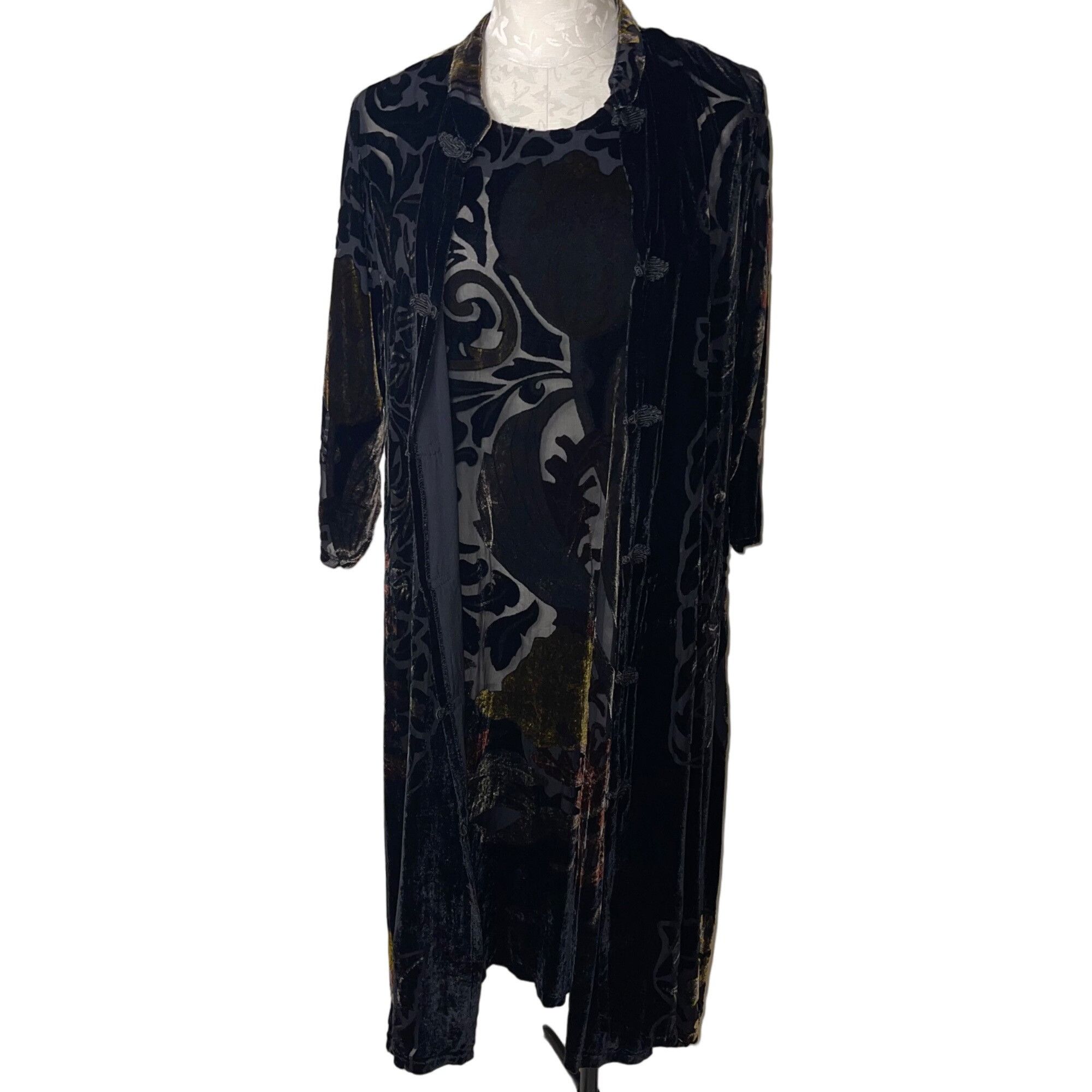 image of Ethos Vintage Womens Dress Jacket Set Size Small Black