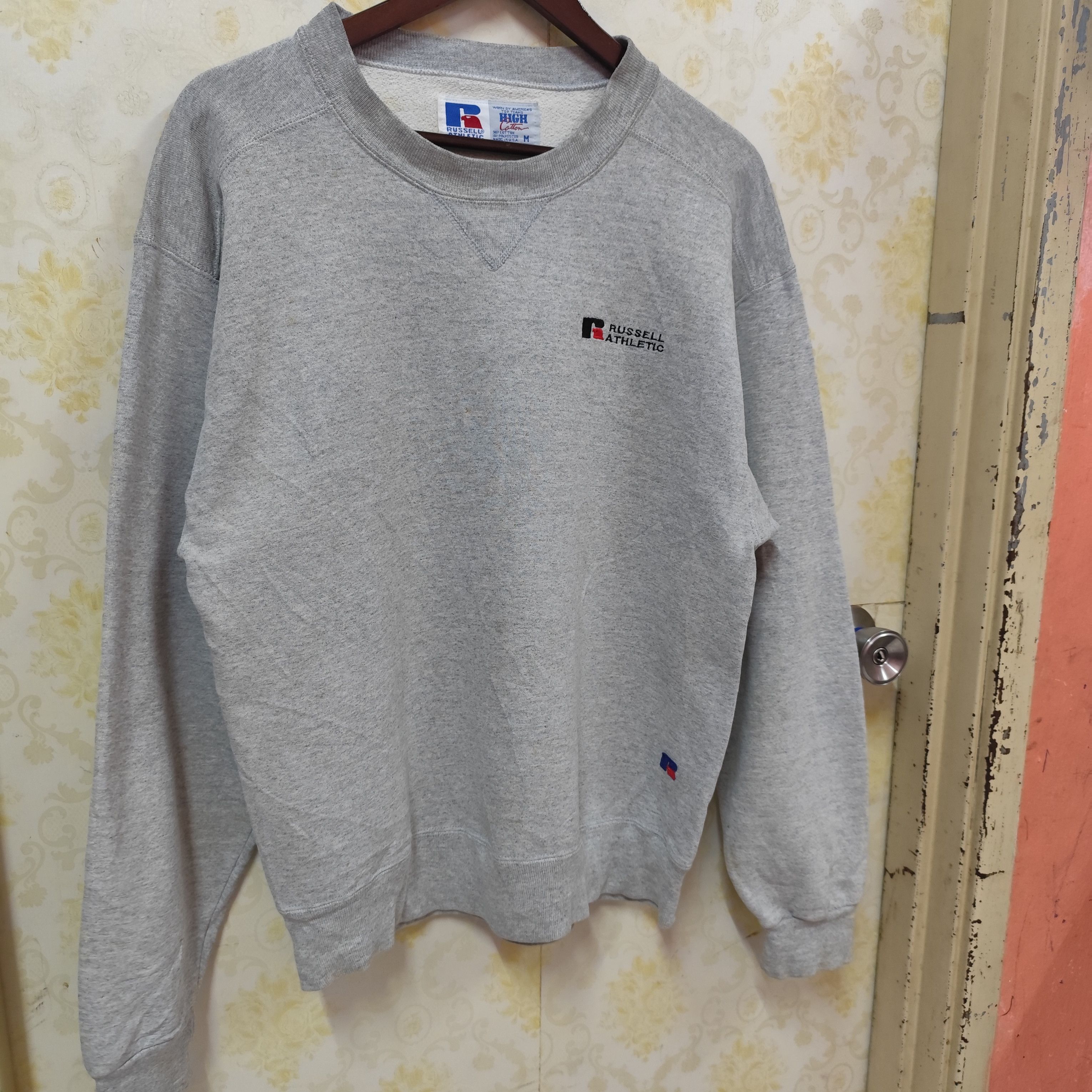 Russell Athletic × Vintage 🇺🇸VINTAGE RUSSEL ATHLETIC SWEATSHIRT MADE IN USA Size US M / EU 48-50 / 2 - 2 Thumbnail