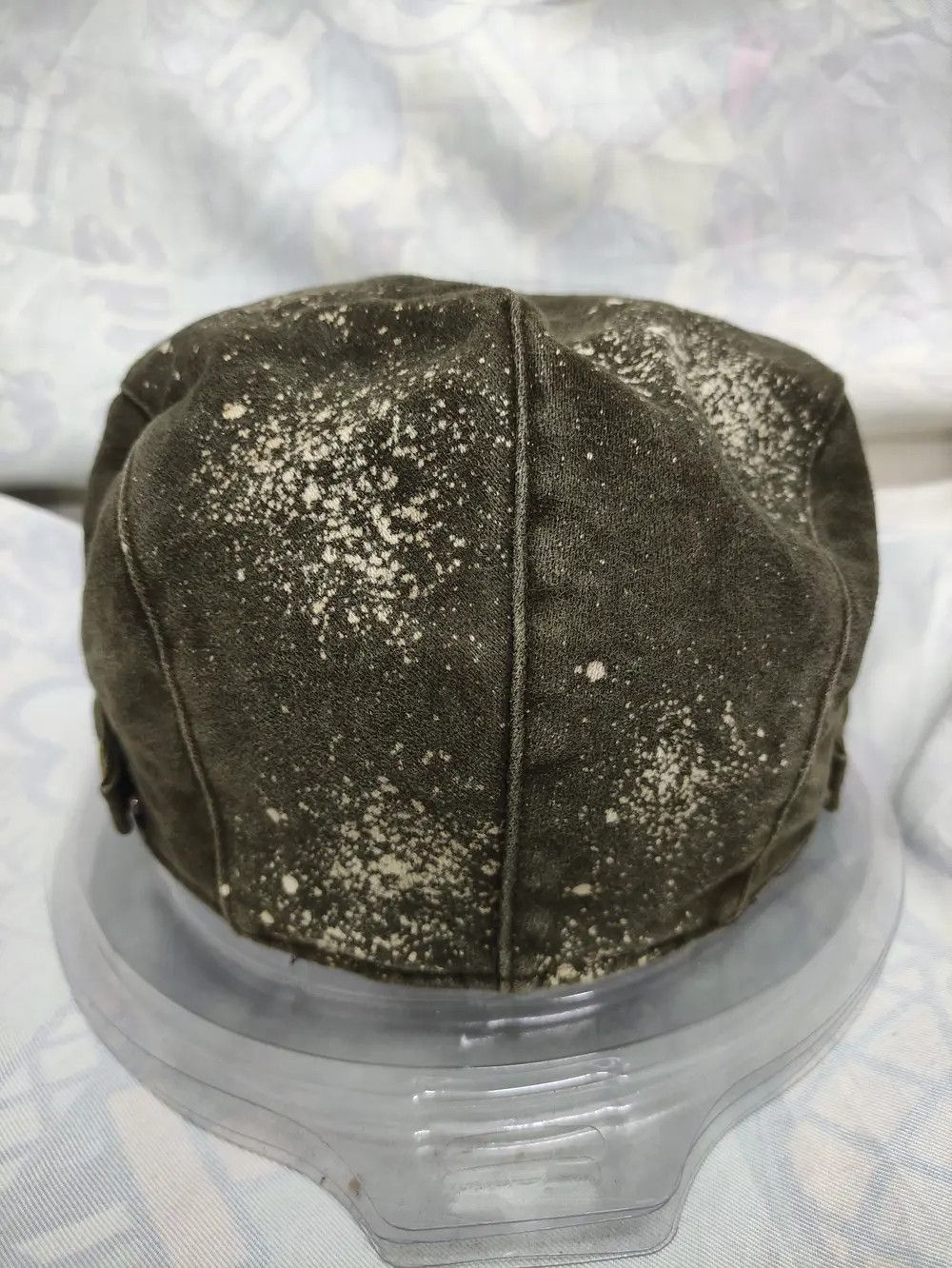 Japanese Brand SKULLS ACID WASH STYLE BARETTA CAP Size ONE SIZE - 4 Thumbnail