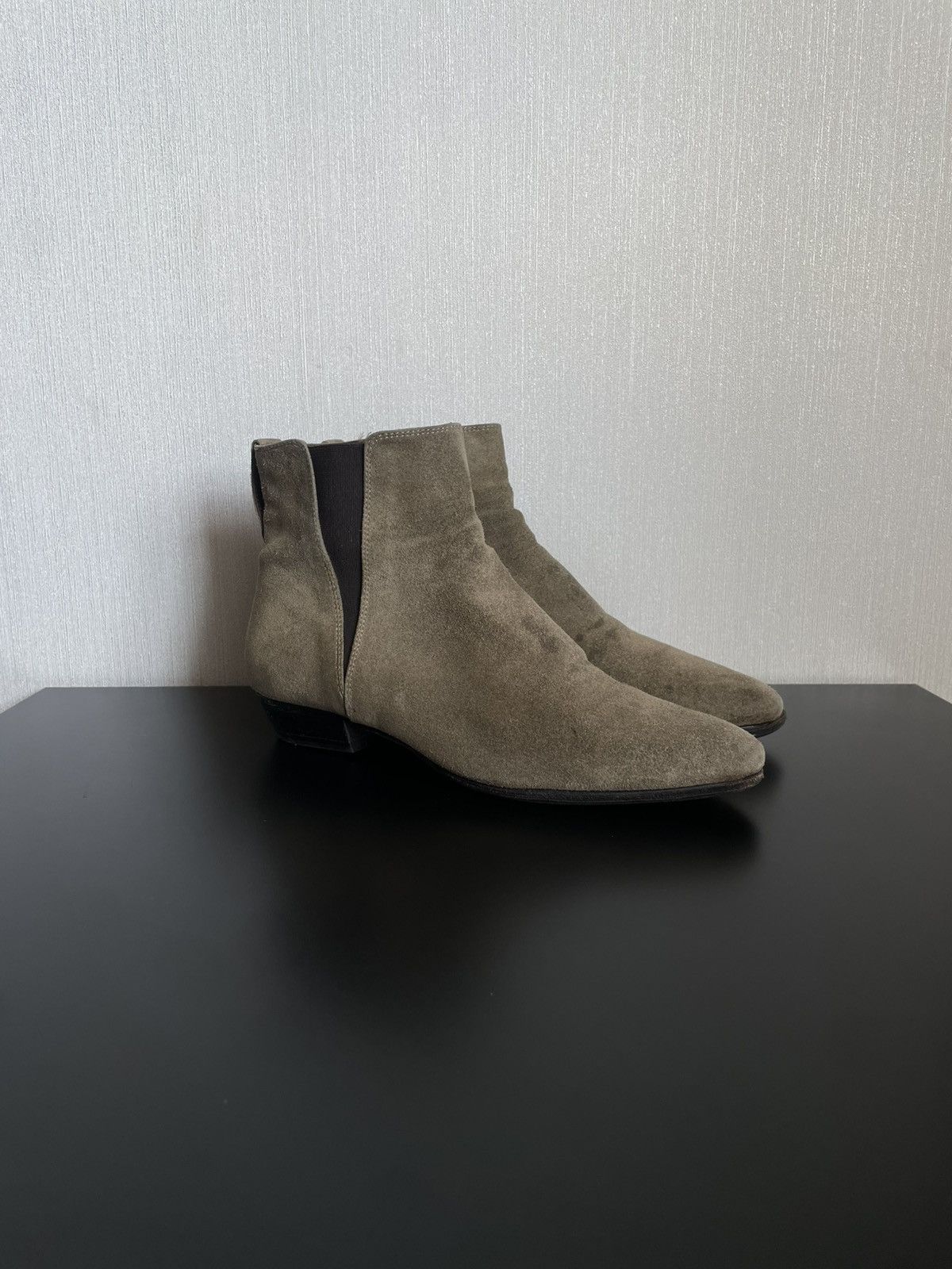 Designer × Isabel Marant × Isabel Marant Etoile Isabel Marant Etoile Lennon Chelsea Zip Boots Suede Sneakers Size US 9 / IT 39 - 3 Thumbnail