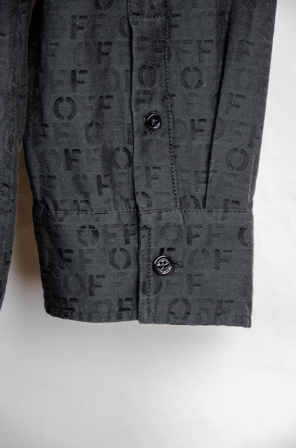 Off-White Off-White Monogram Silk Shirt Dress – Size IT42 Size M / US 6-8 / IT 42-44 - 4 Thumbnail