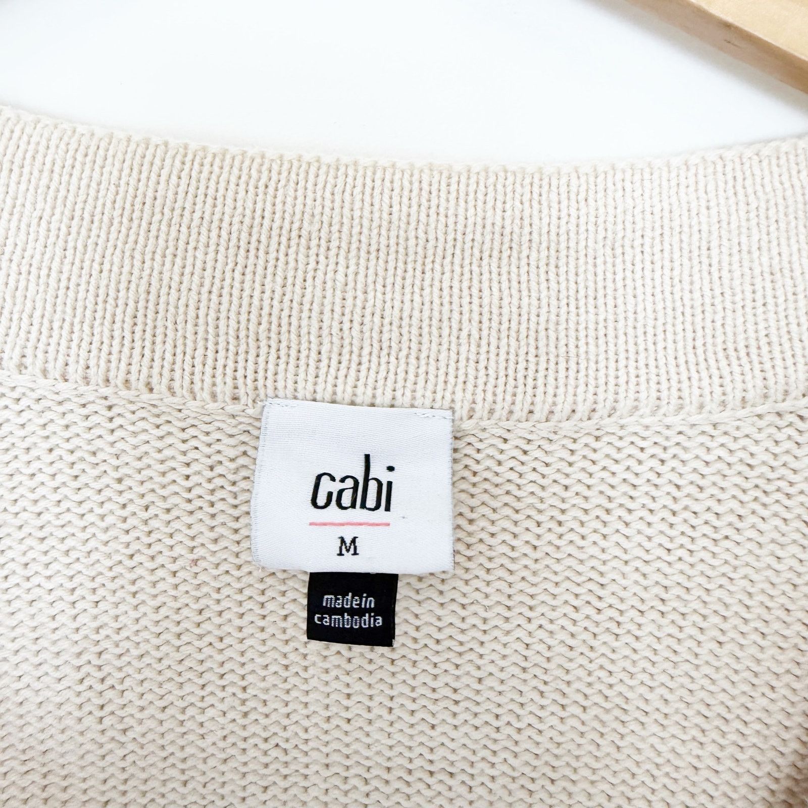 Other Cabi Cream Retron Cardigan Sz M Size M / US 6-8 / IT 42-44 - 2 Thumbnail