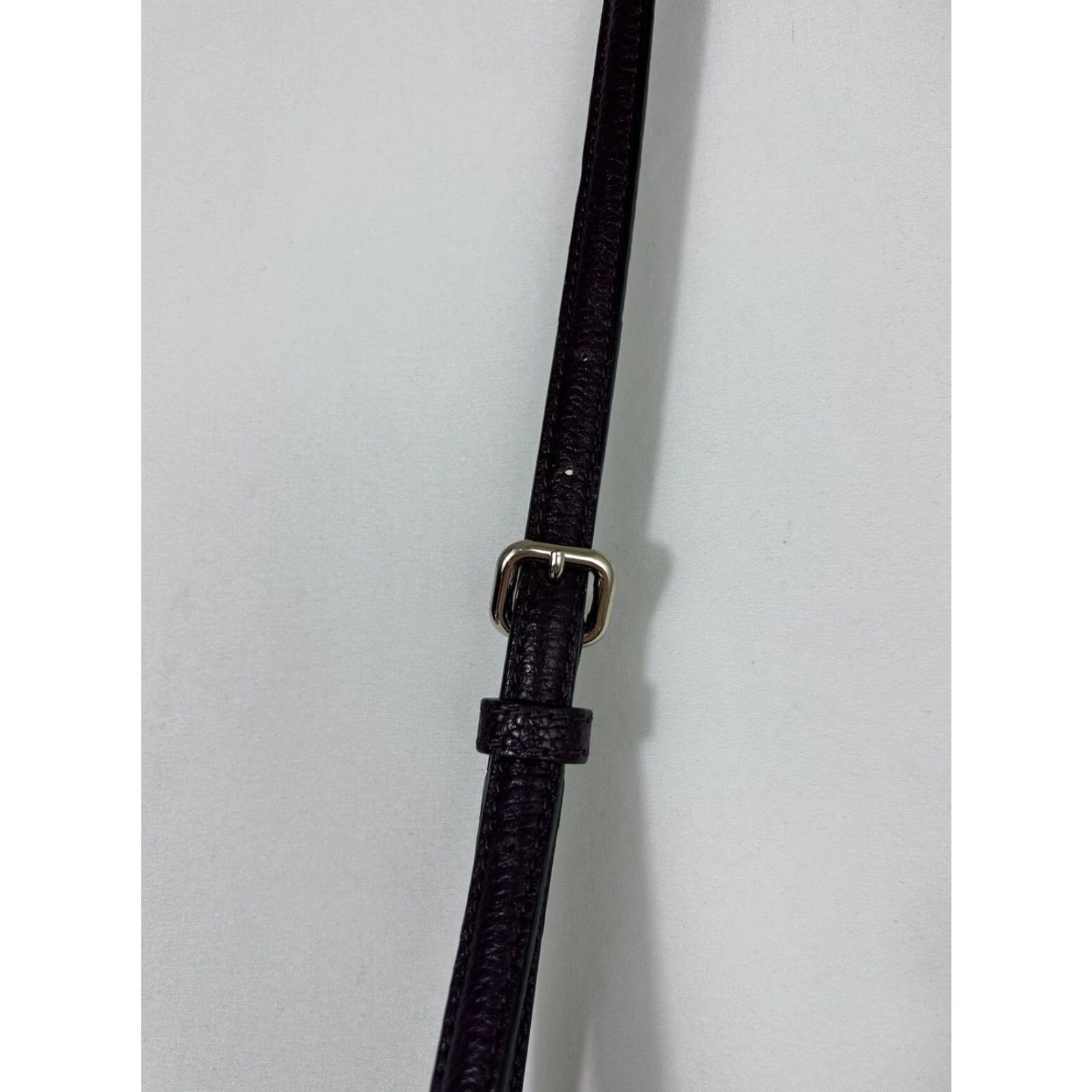 Vintage kate spade new york Crossbody Purse Burgundy Leather Small Women's Size ONE SIZE - 3 Thumbnail