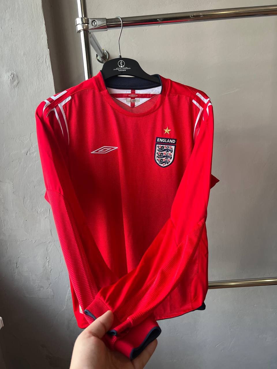 Umbro 2004/06 ENGLAND TEAM AWAY SOCCER JERSEY FOOTBALL SHIRT UMBRO Size US L / EU 52-54 / 3 - 11 Thumbnail