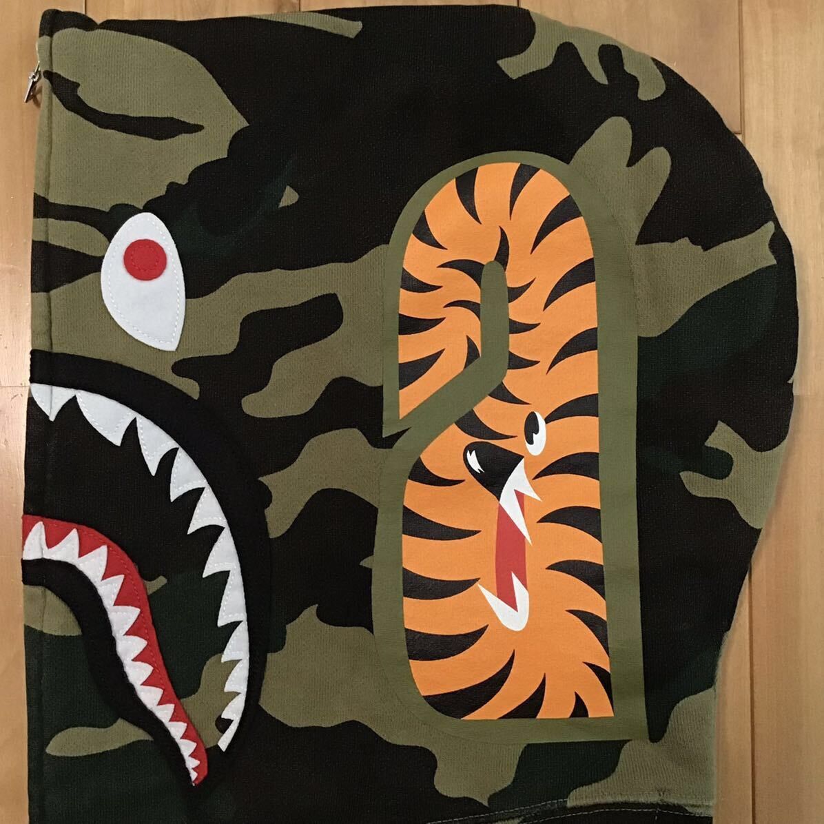 Bape × Nigo BAPE Shark full zip hoodie woodland camo a bathing ape Size US M / EU 48-50 / 2 - 5 Thumbnail
