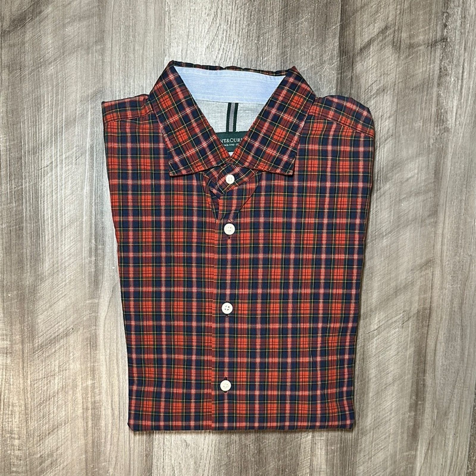 Kent & Curwen Kent & Curwen Tailored Fit Long Sleeve Button Down - Medium Size US M / EU 48-50 / 2 - 1 Thumbnail