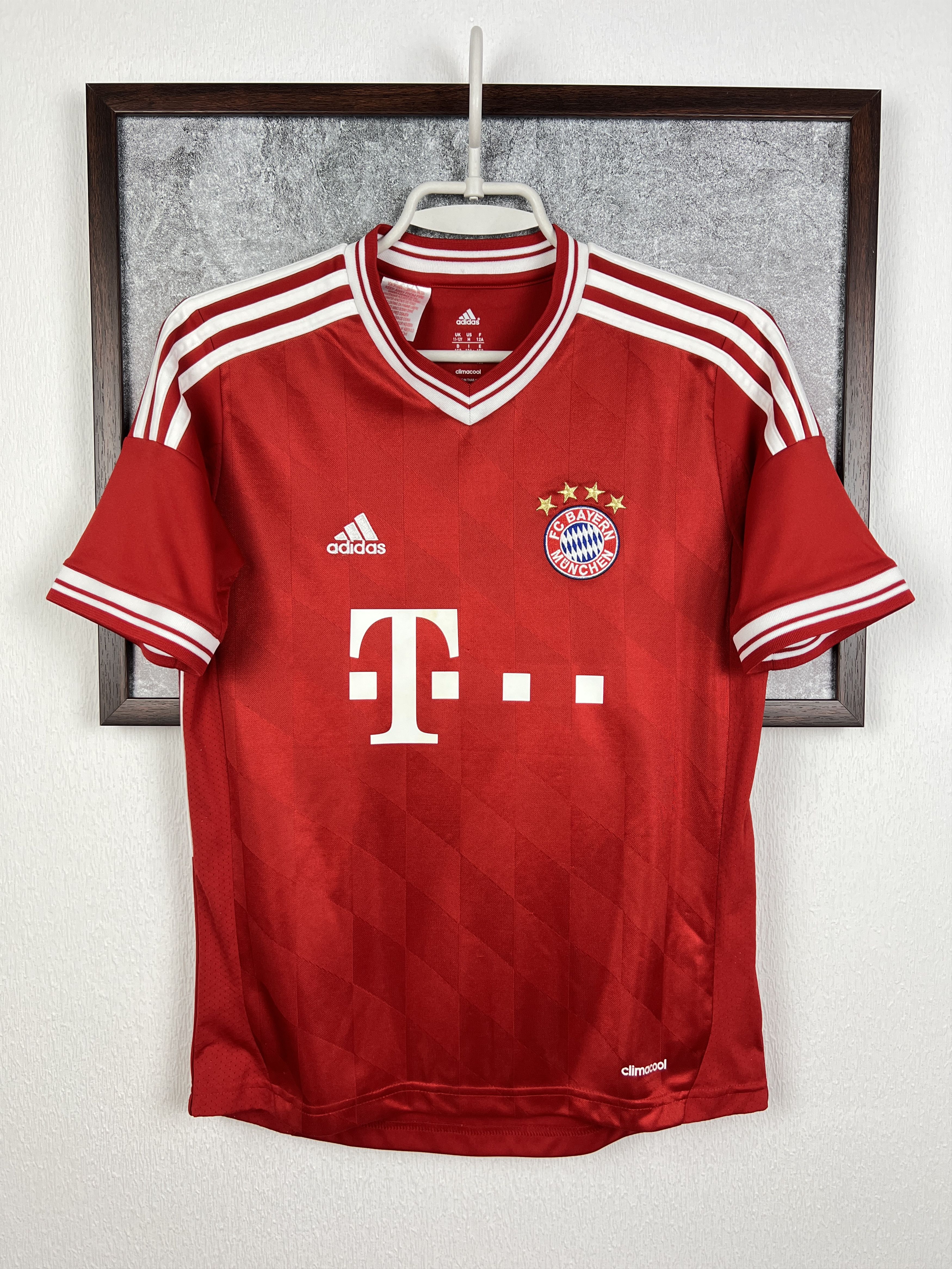 Adidas Bayern Munich football shirt Soccer Jersey Trikot Kids M Size US XXS / EU 40 - 1 Thumbnail
