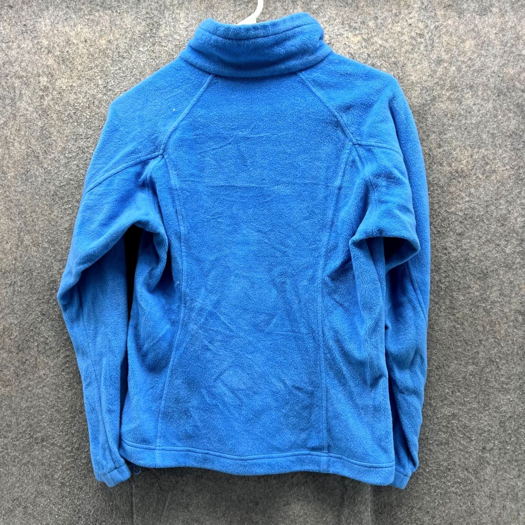 Vintage Columbia Jacket Women Small Blue Full Zip Fleece Lightweight Polyester Mountain Benton Springs Regular Fit Adults Womens Size S / US 4 / IT 40 - 2 Thumbnail