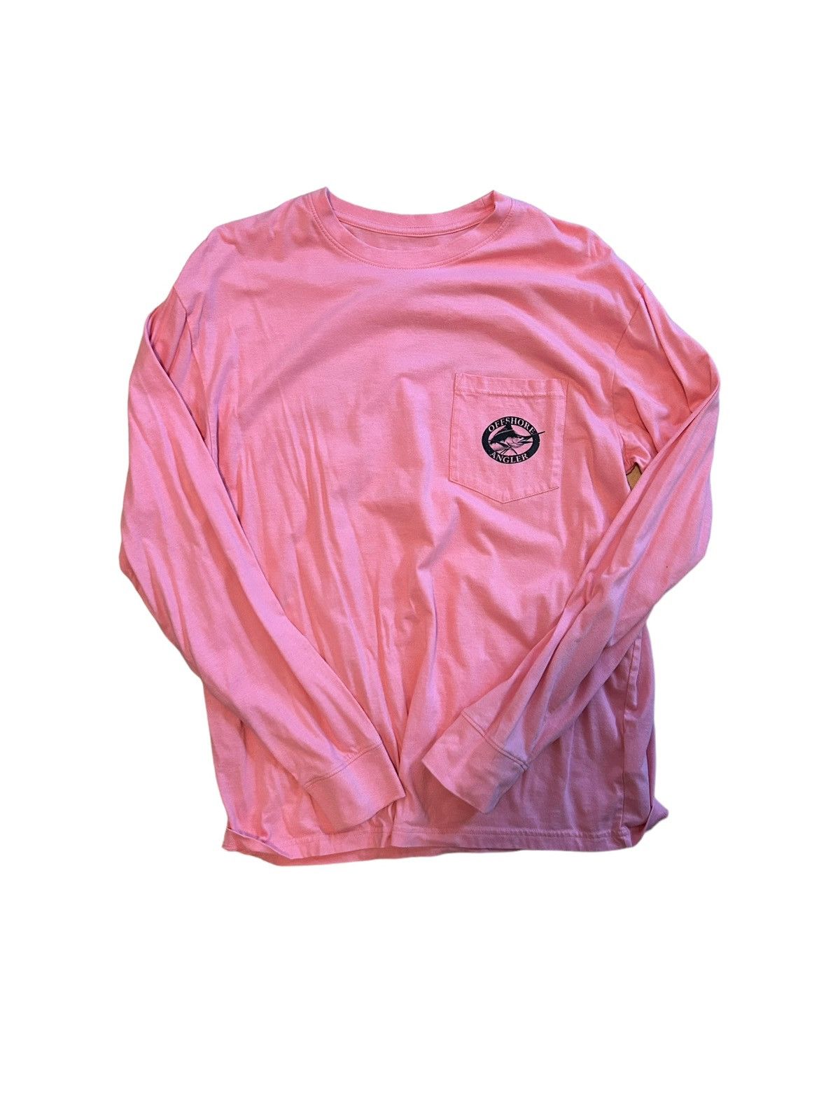 Vintage VINTAGE OFFSHORE ANGLER PINK LONG SLEEVE TEE Size US L / EU 52-54 / 3 - 2 Thumbnail