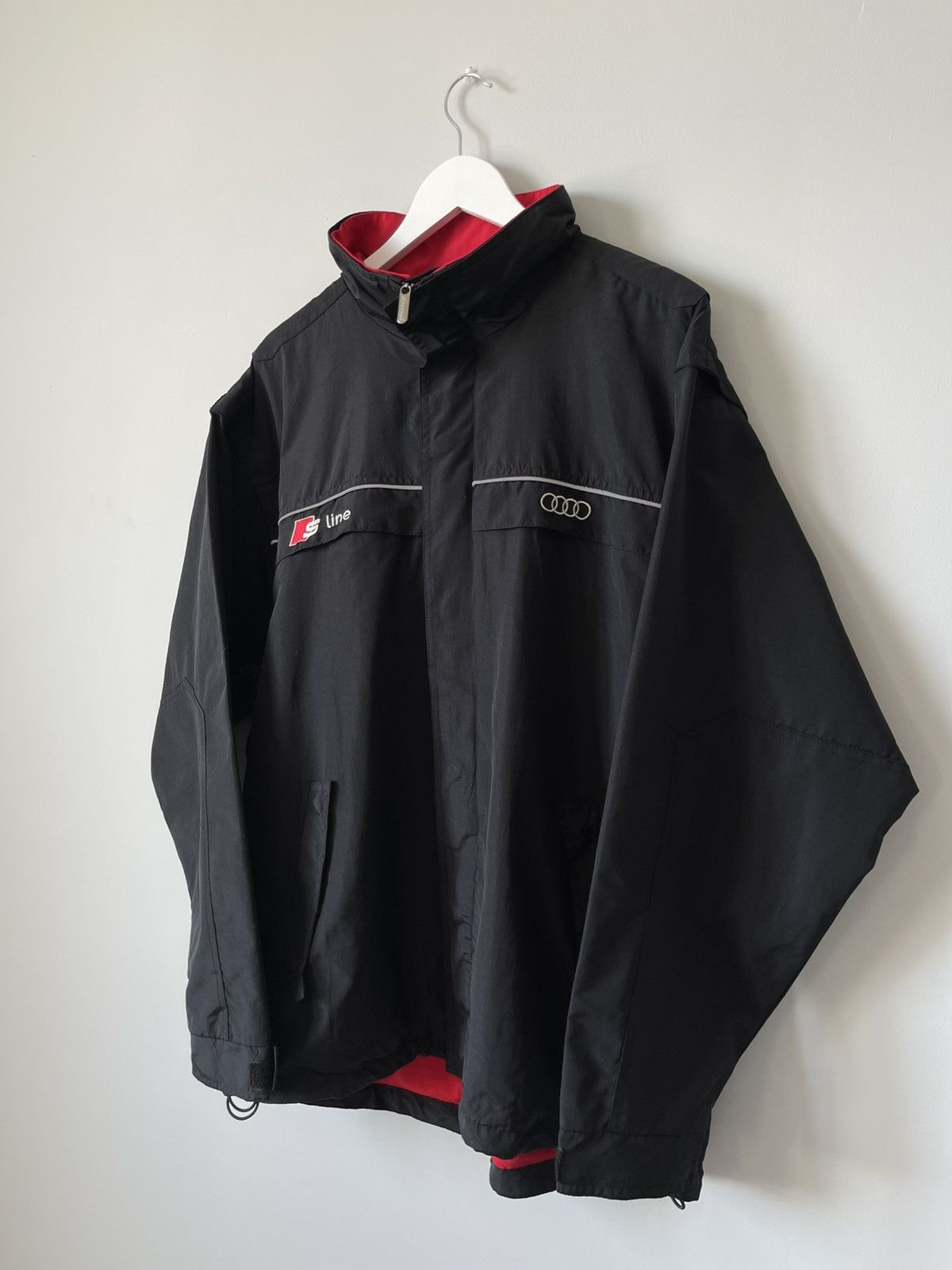 Audi AUDI S-Line Hooded Nylon Transformer Jacket Windbreaker Size US XL / EU 56 / 4 - 3 Thumbnail