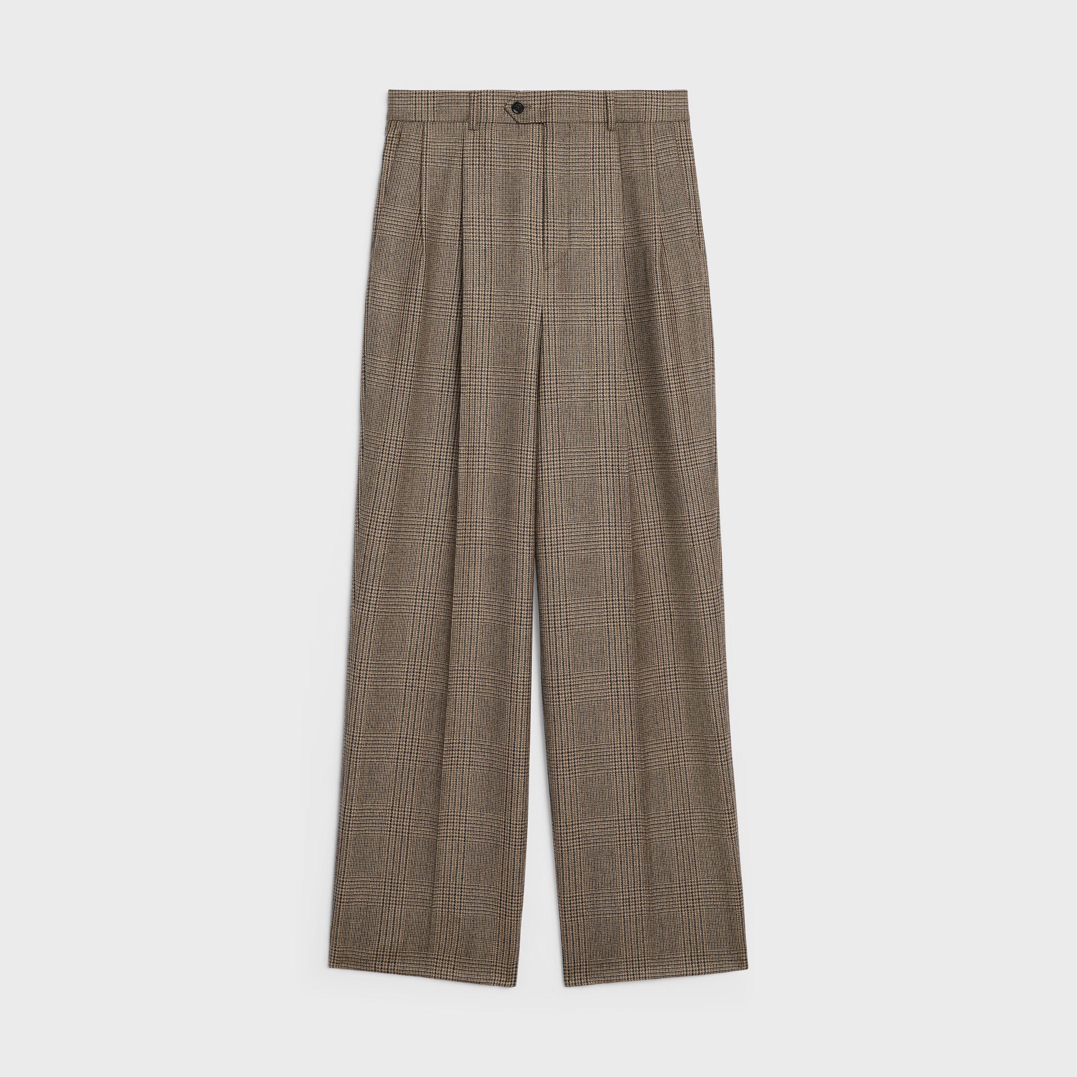 Celine o1w1db10525 2P5559 Skate Pant in Beige/Brown Size US 34 / EU 50 - 1 Thumbnail