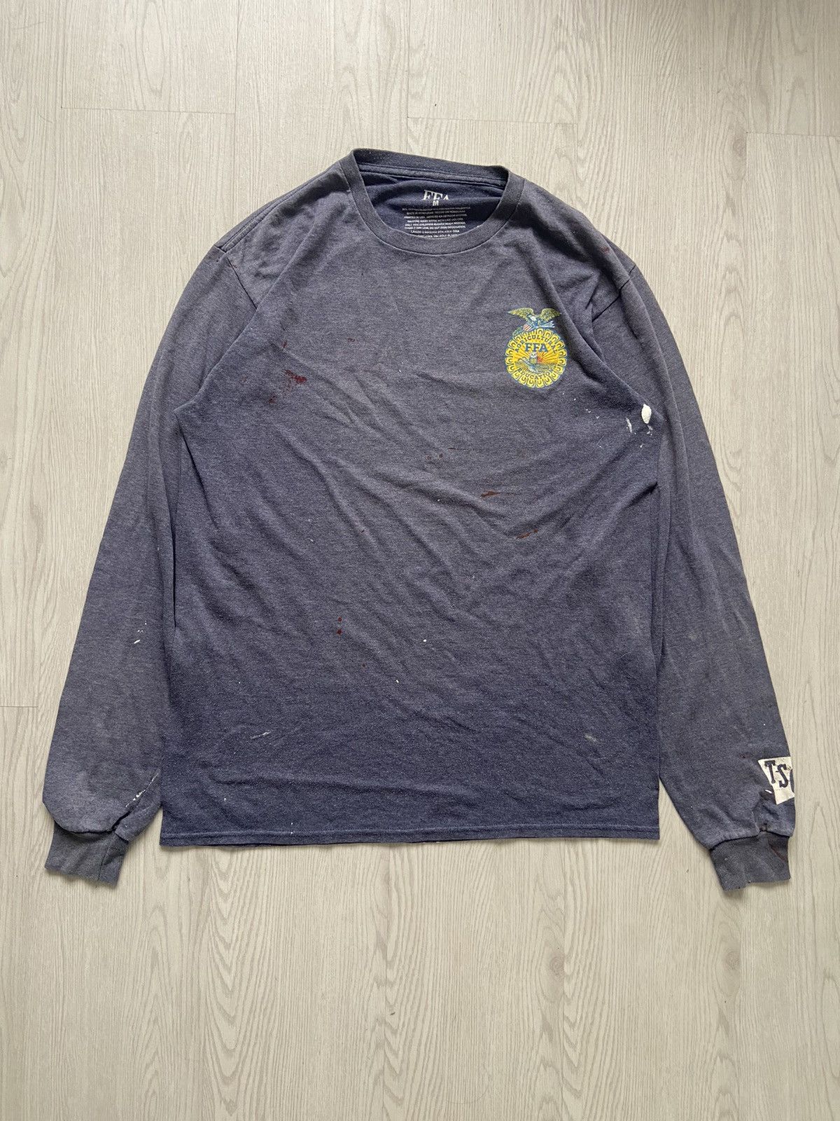 Vintage Vintage FFA Agricultural Splash Paints Long Sleeve Shirt Size US M / EU 48-50 / 2 - 1 Thumbnail