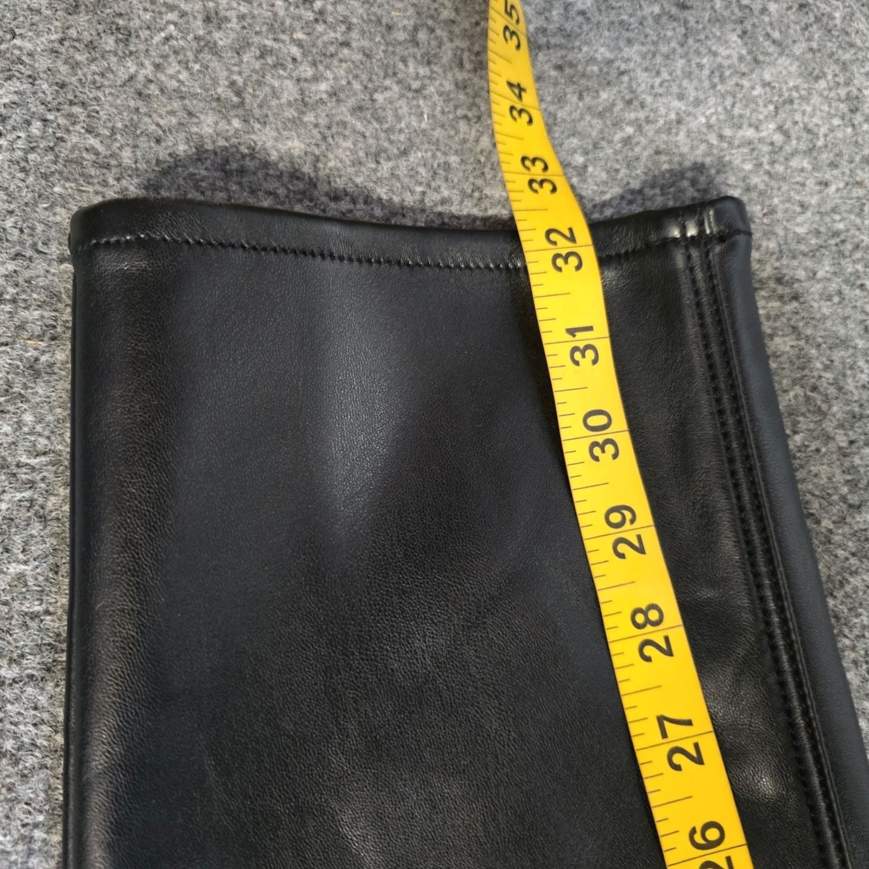 Good American Good American Pants Womens Size 2 Black Icon Vegan Leather Straight Leg Capsule Pants Size 26" / US 2 / IT 38 - 7 Thumbnail