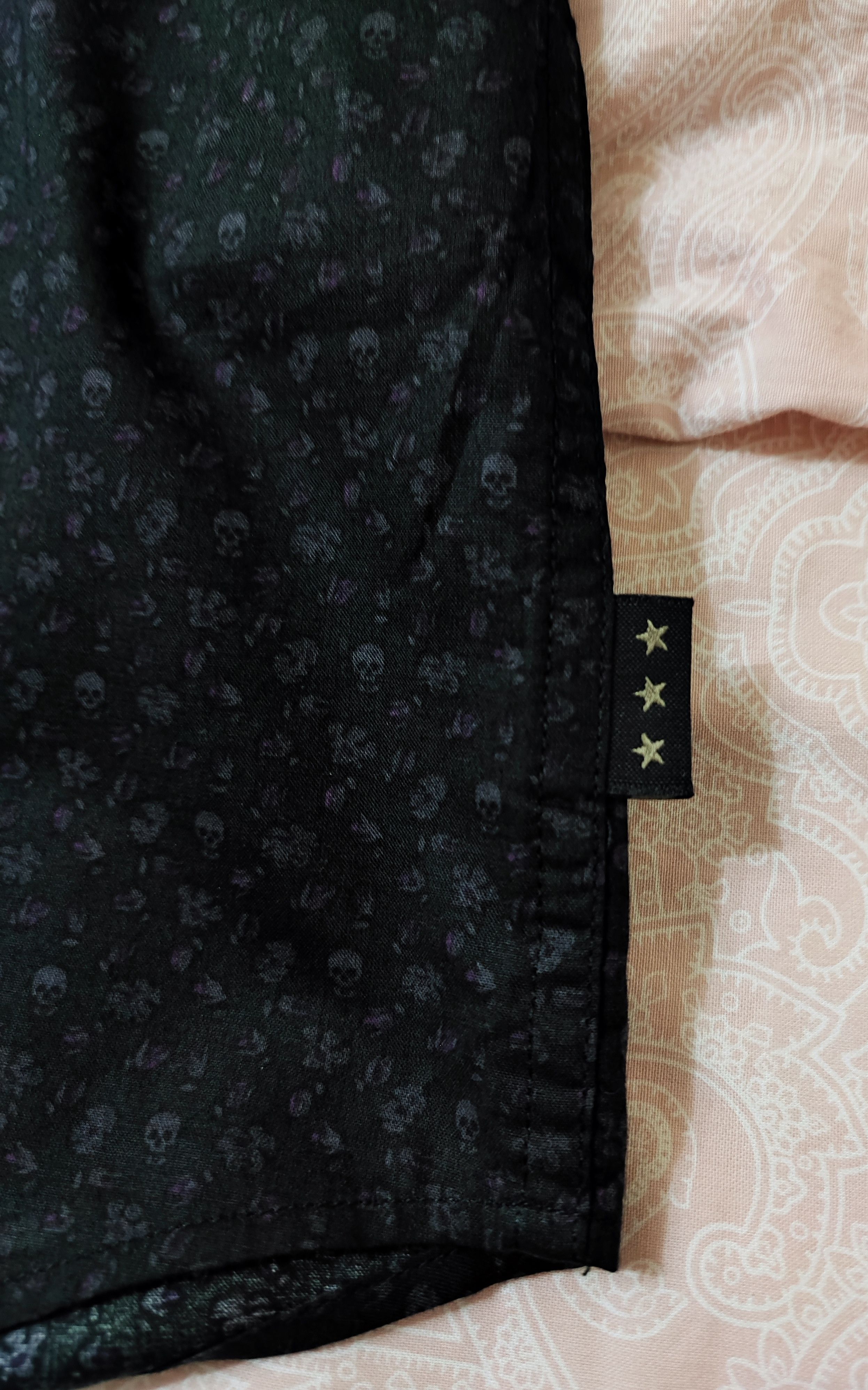 John Varvatos John Varvatos Skull & Flora Long Sleeve Shirt Size US L / EU 52-54 / 3 - 8 Thumbnail