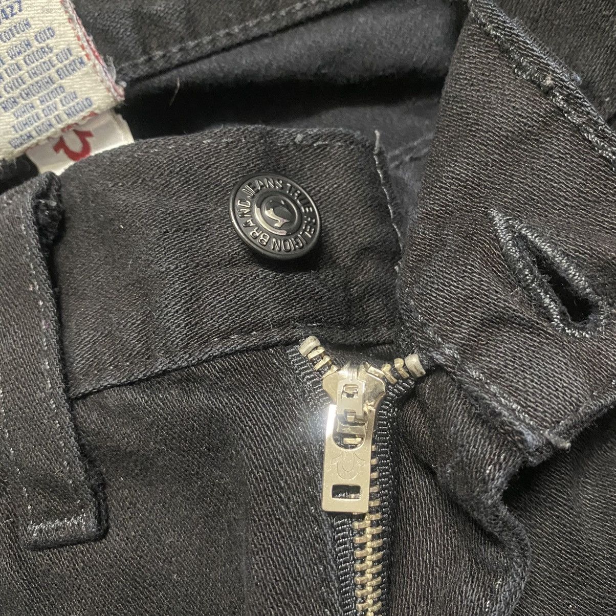 True Religion True Religion Black Denim Jeans Ricky Size US 31 - 16 Thumbnail