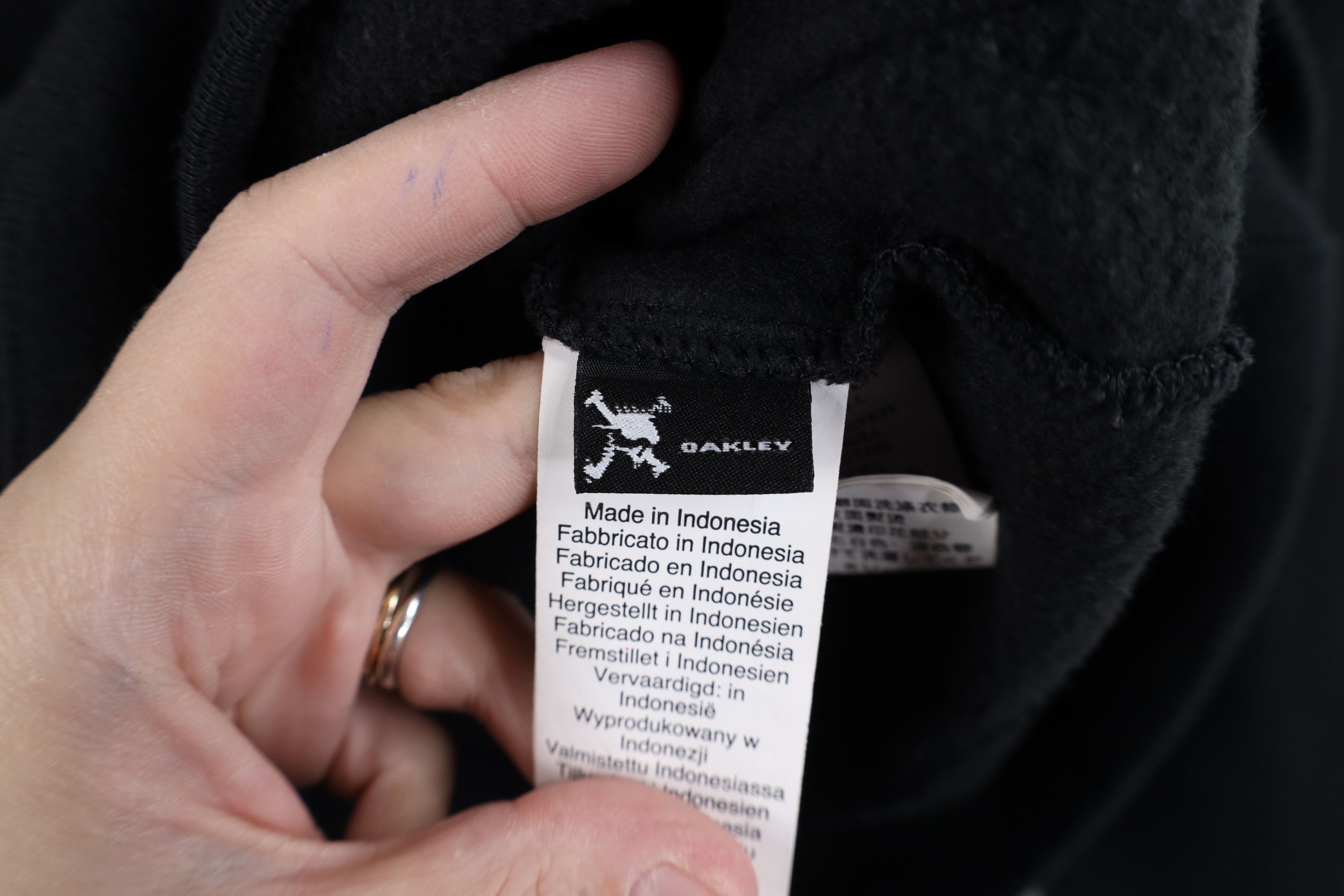 Oakley Y2K Oakley Spell Center Logo Taped Hoodie Sweatshirt Black Size US XS / EU 42 / 0 - 9 Thumbnail