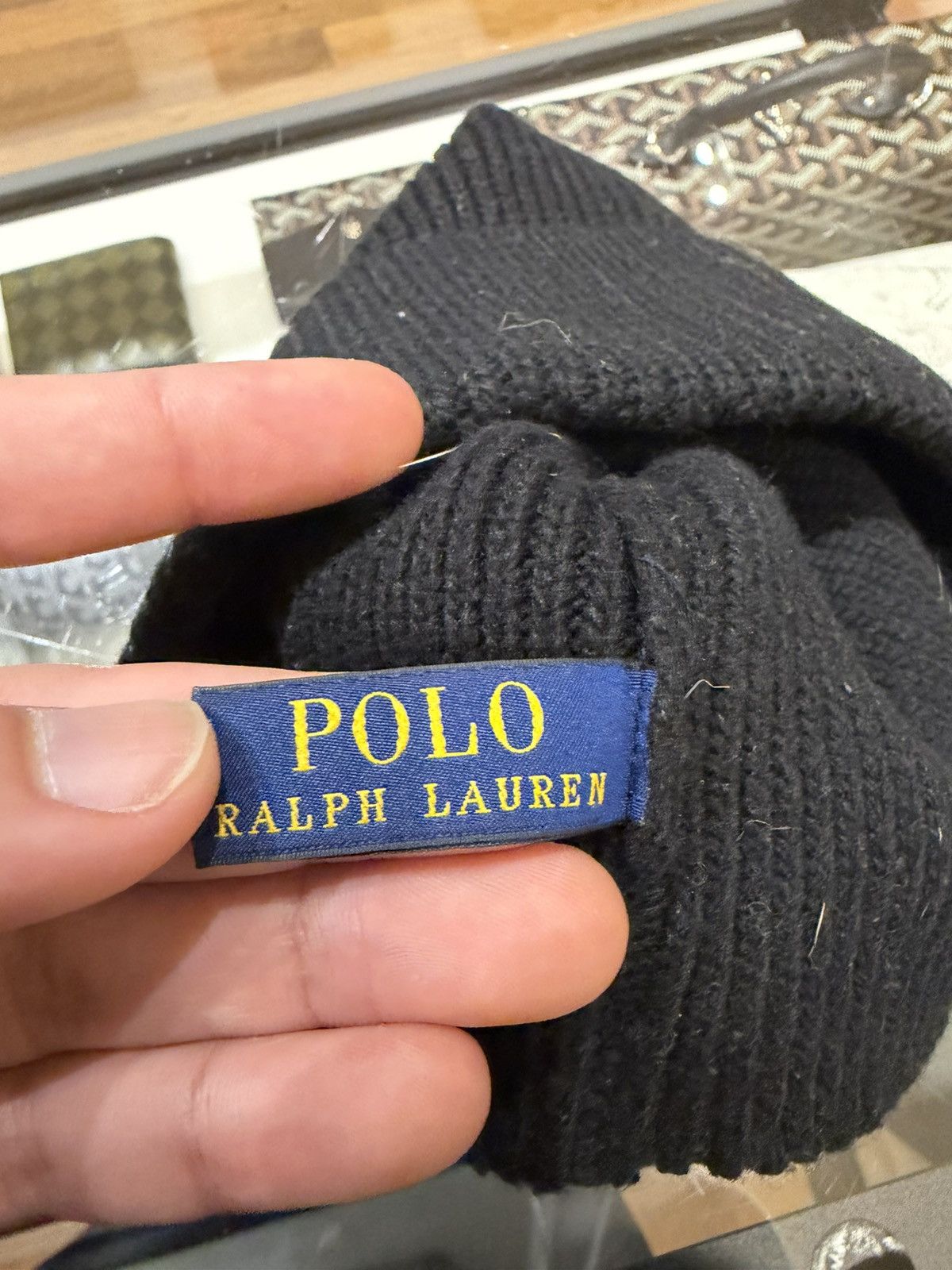 Polo Ralph Lauren Polo Ralph Lauren Skiing Polo Bear Ribbed Knit Beanie Size ONE SIZE - 4 Thumbnail