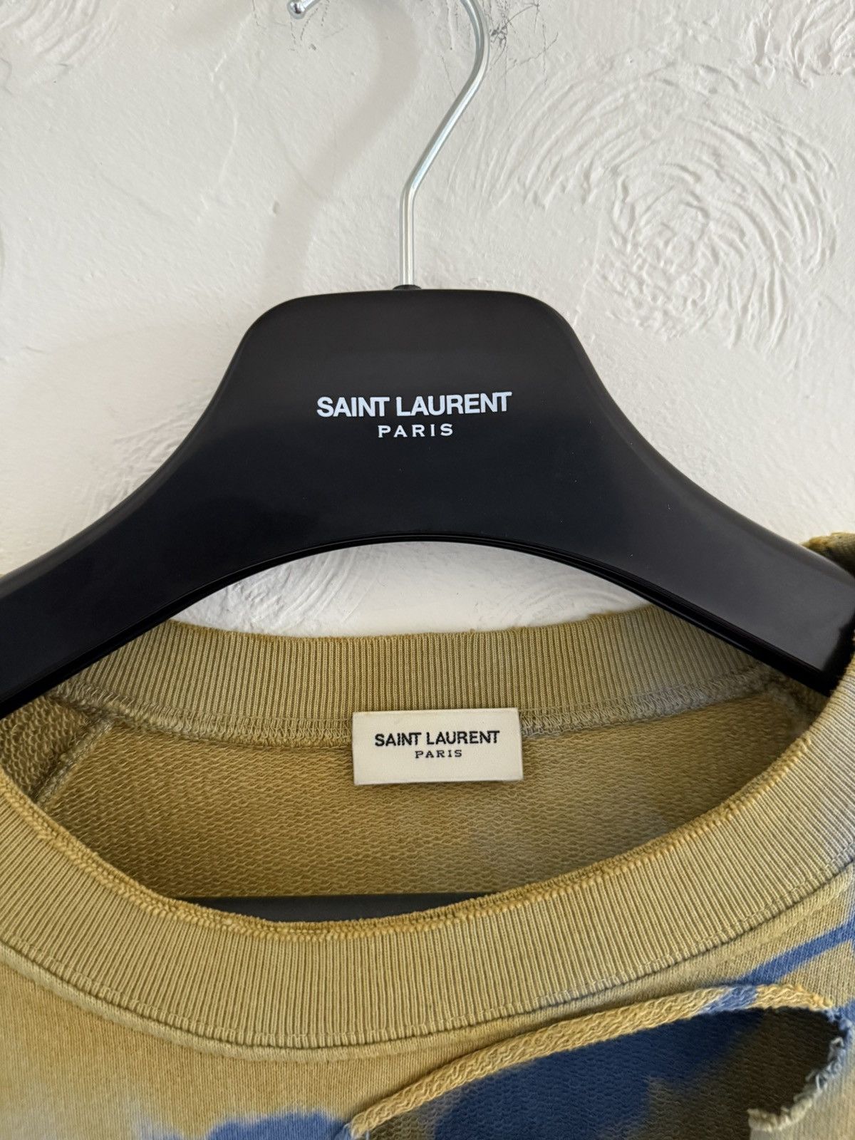 Hedi Slimane × Saint Laurent Paris Grail — Saint Laurent SS16 tie dye sweatshirt Size US S / EU 44-46 / 1 - 4 Thumbnail