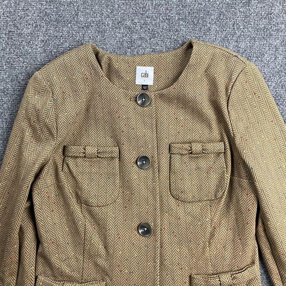 Other Cabi Jacket Women's Small Overcoat Front Buttons Cotton S Size S / US 4 / IT 40 - 2 Thumbnail