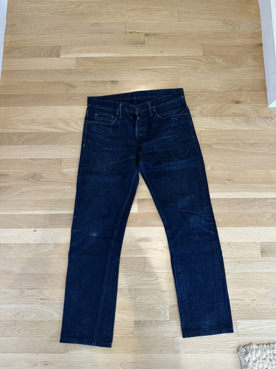 Pure Blue Japan Pure Blue Japan PBJ xx-013 Indigo OD slubby jeans Size US 32 / EU 48 - 4 Thumbnail
