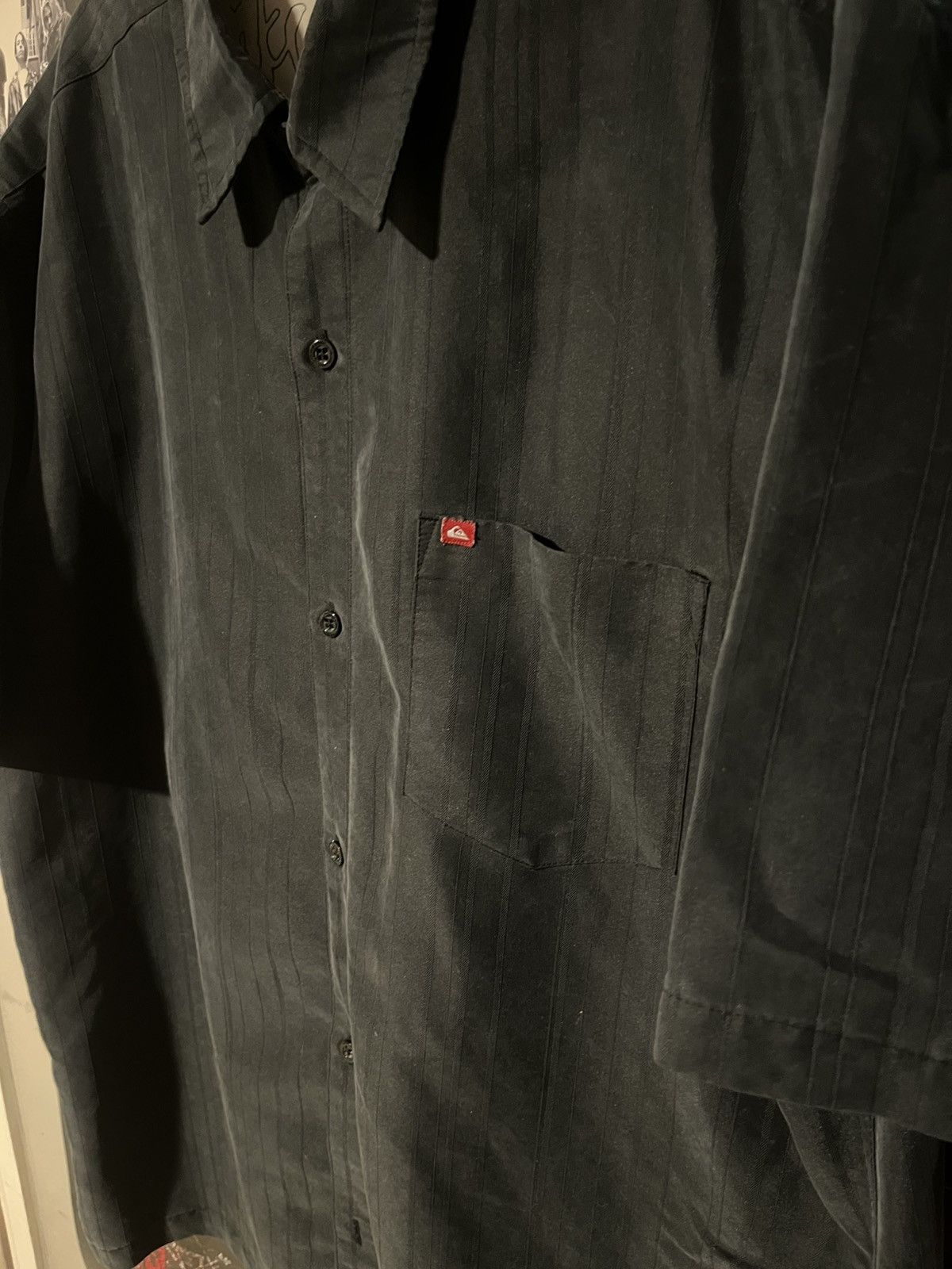 Quicksilver Vintage Y2K 2000’s Quicksilver stripped black button down Size US XL / EU 56 / 4 - 3 Thumbnail