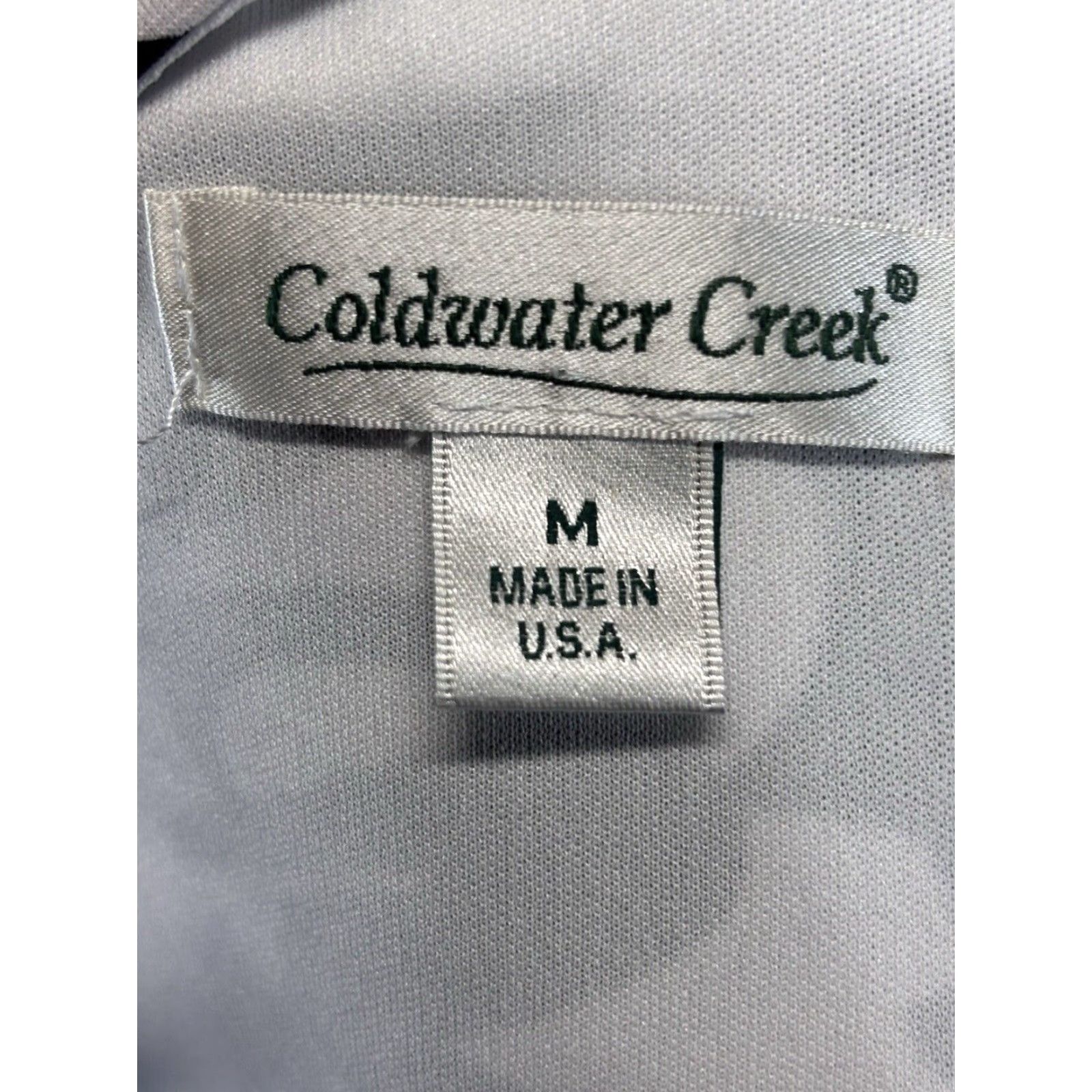 Coldwater Creek COLDWATER CREEK Midi Dress Fit & Flare A-Line Women's Medium Black White Print Size M / US 6-8 / IT 42-44 - 5 Thumbnail