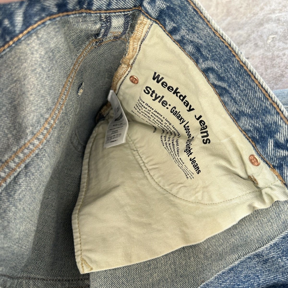 Weekday Weekday Galaxy Loose Straight Jeans Size US 32 / EU 48 - 7 Thumbnail