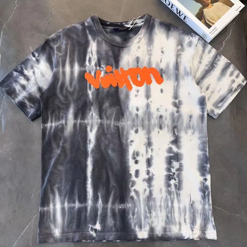 Louis Vuitton Louis Vuitton Summer Gray Tie-Dye T-Shirt 0089 Size US XL / EU 56 / 4 - 1 Thumbnail