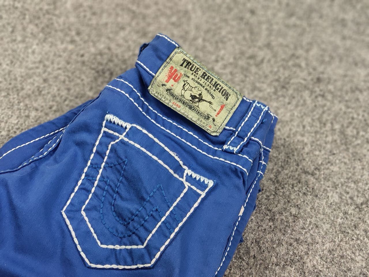 True Religion True Religion Geno Denim Slim Jeans Made in USA Y2K Style Size 28" / US 6 / IT 42 - 3 Thumbnail