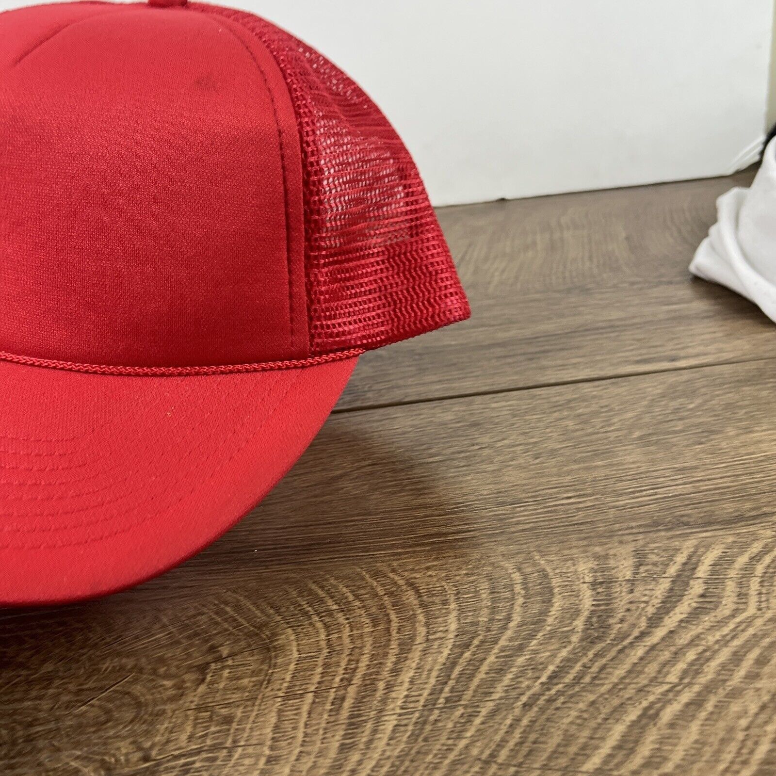 Other Plain Red Trucker Hat Red Hat Adjustable Adult Size Hat Red Size ONE SIZE - 7 Thumbnail