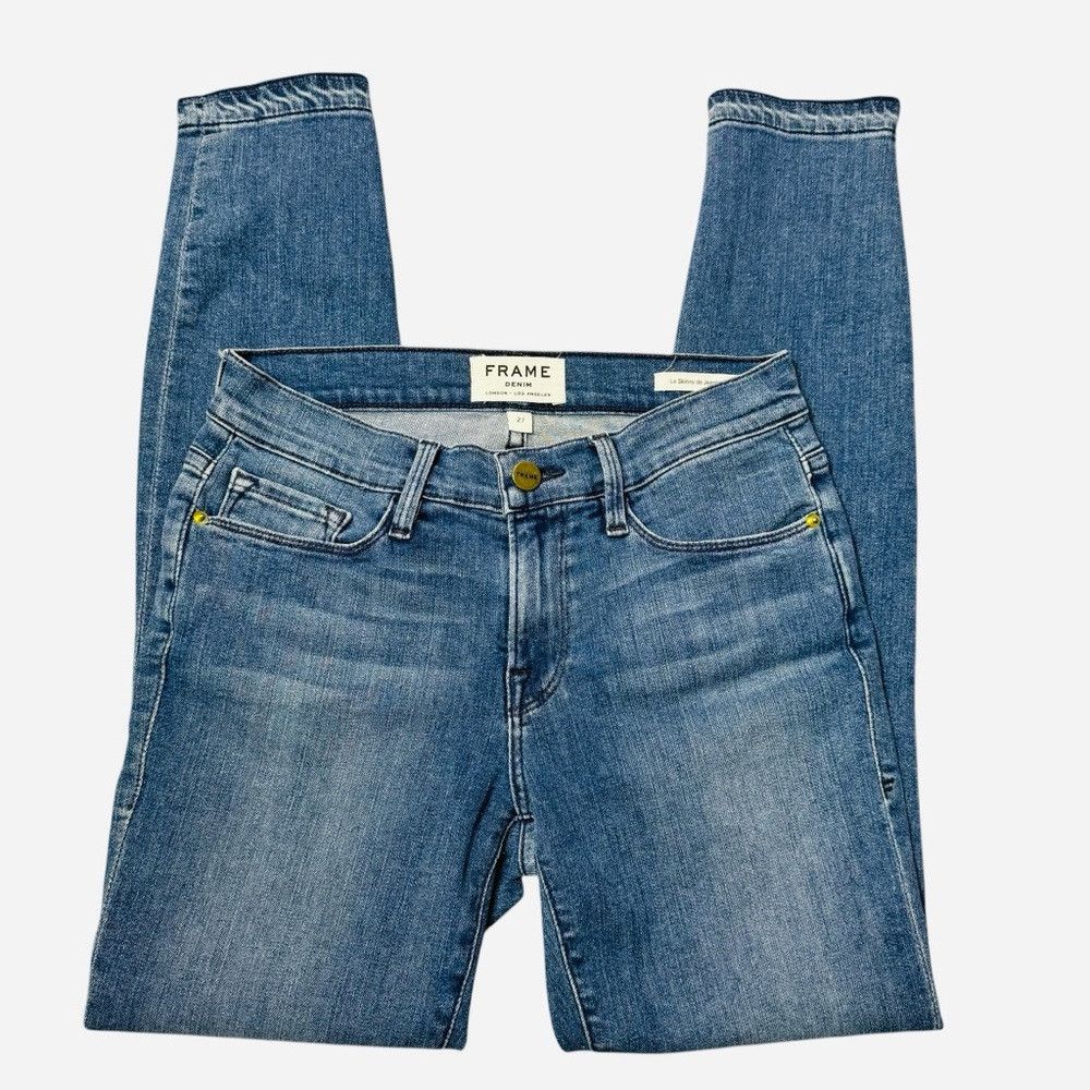 Frame FRAME Le Skinny De Jeanne Crop Jeans in Osage Size 27 Size 27" / US 4 / IT 40 - 3 Thumbnail