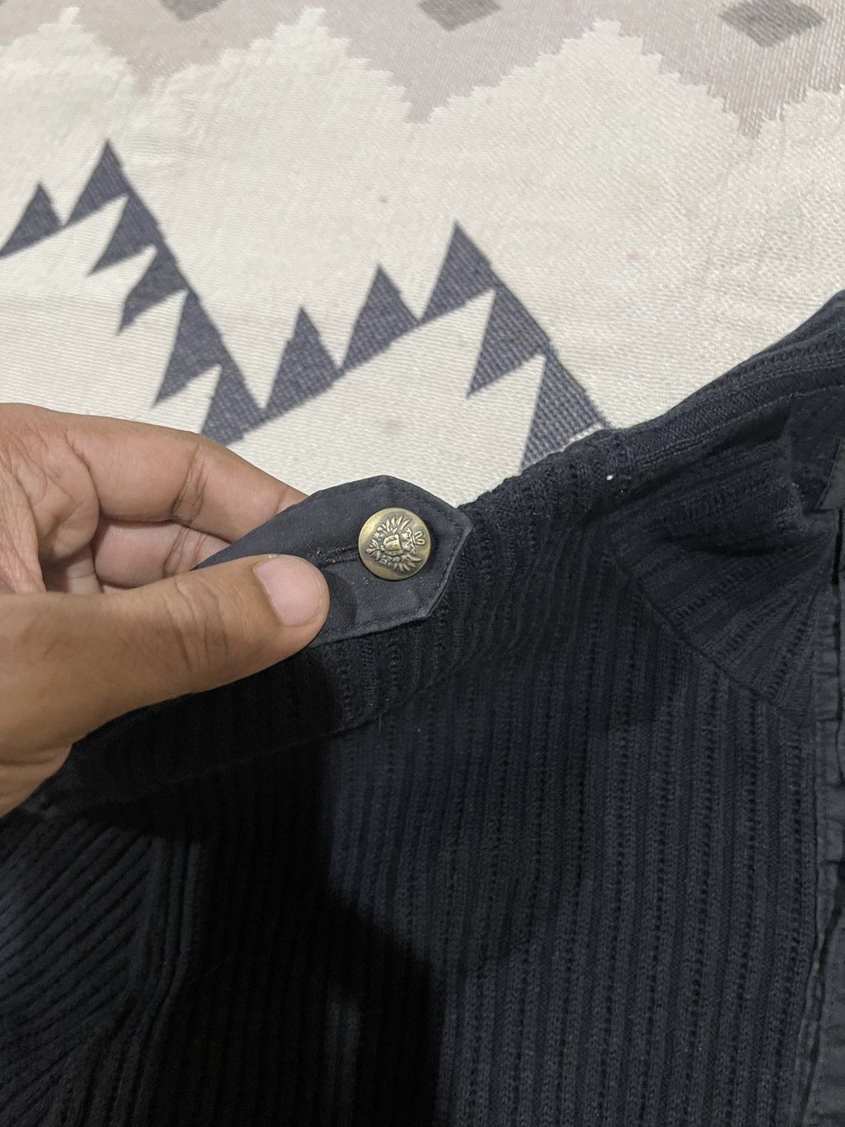 Tete Homme 90s TETE HOMME BY ISSEY MIYAKE HALF BUTTON KNITWEAR Size US M / EU 48-50 / 2 - 7 Thumbnail