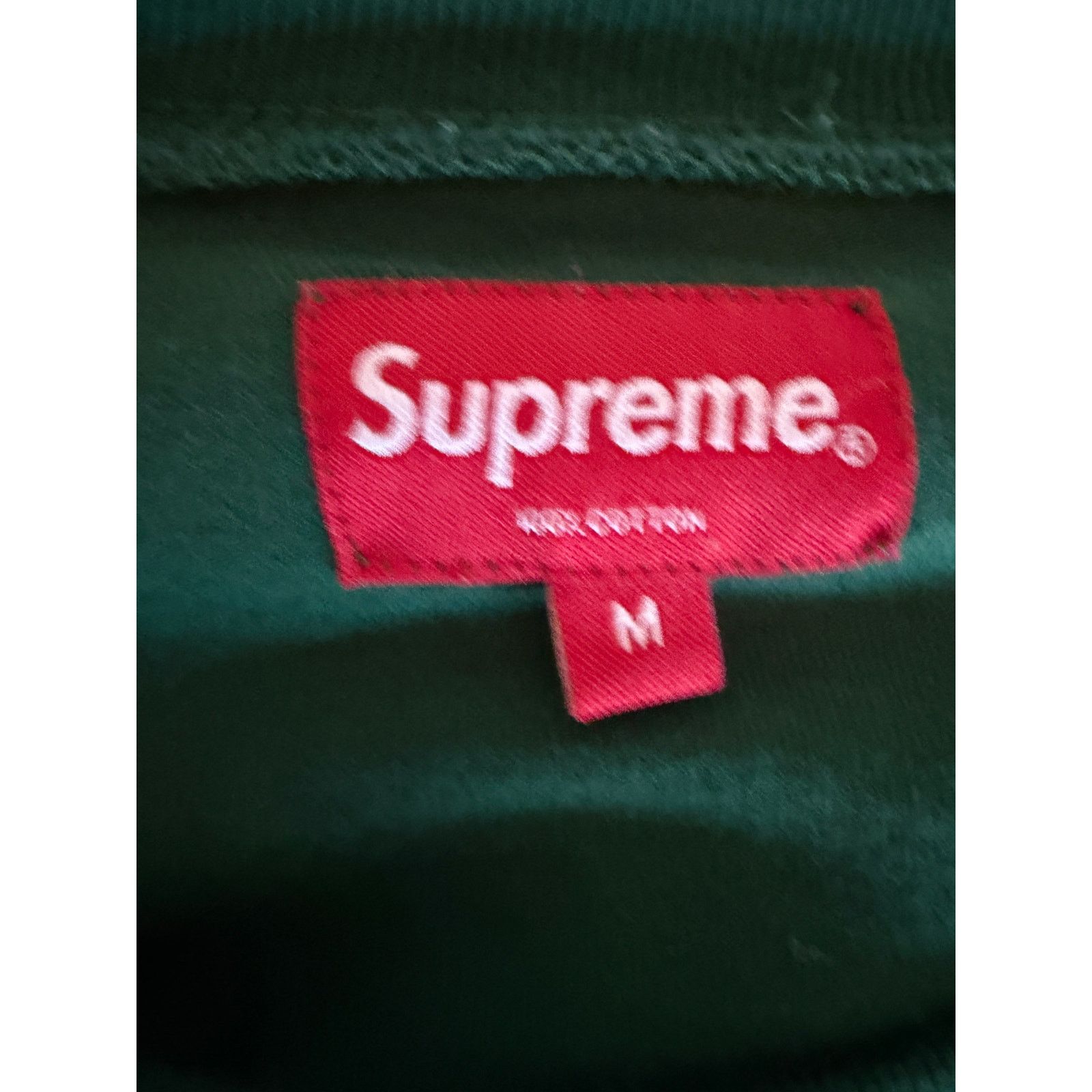 Supreme Supreme 2018 Men’s Vertical Logo Stripe Long Sleeve Henley Size US L / EU 52-54 / 3 - 3 Thumbnail