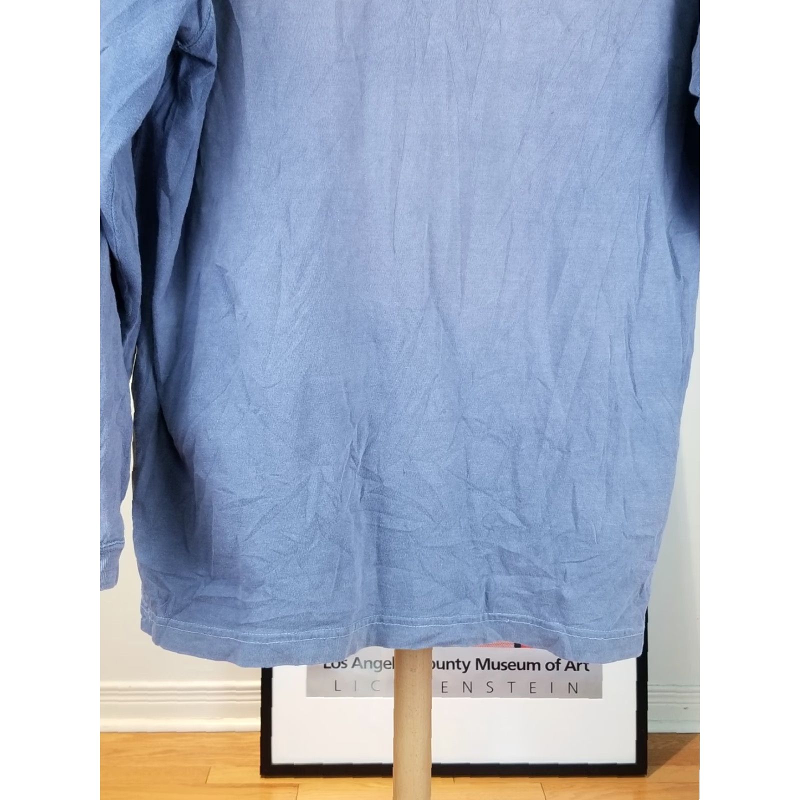 Vintage VINTAGE 90' T-SHIRT Grunge Cotton Long Sleeve XL Blue Mens XL Size US XL / EU 56 / 4 - 3 Thumbnail
