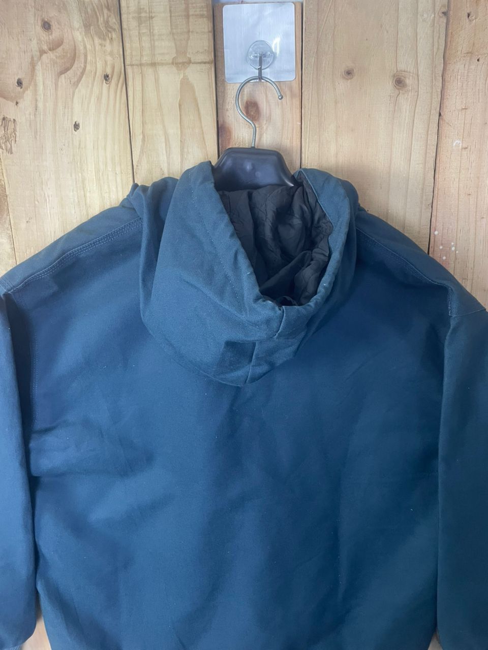 Carhartt × Vintage Vintage Carhartt Men's Thermal Lined Duck Jacket Hooded Size US L / EU 52-54 / 3 - 3 Thumbnail
