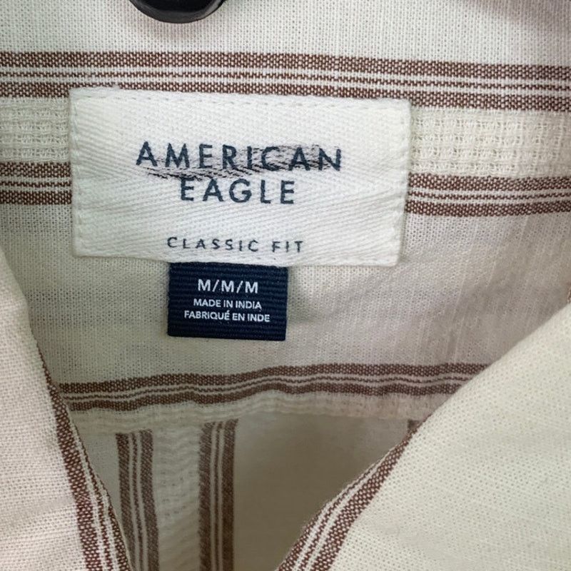 American Eagle Outfitters 2 New American Eagle Mens Medium Short Sleeve Button Shirts Size US M / EU 48-50 / 2 - 3 Thumbnail