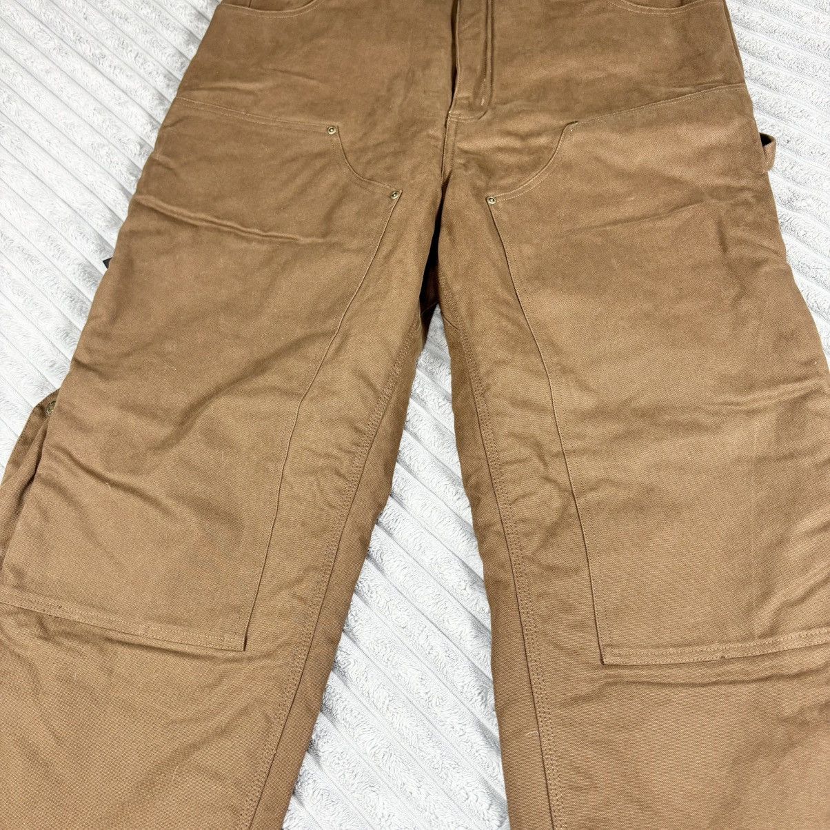 Other Five Brother Pants Mens 40x30 Brown Sherpa Lined Double Knee Size US 40 / EU 56 - 2 Thumbnail