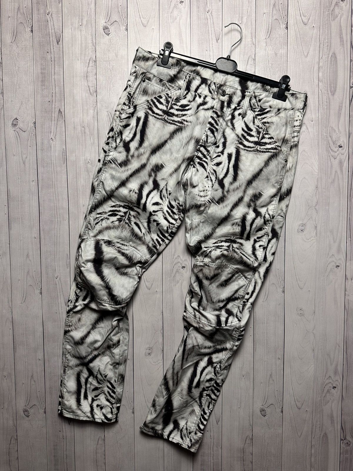 G-Star × Vintage Vintage G Star Raw denim pants tiger animal rare size 36 Size US 36 / EU 52 - 1 Thumbnail