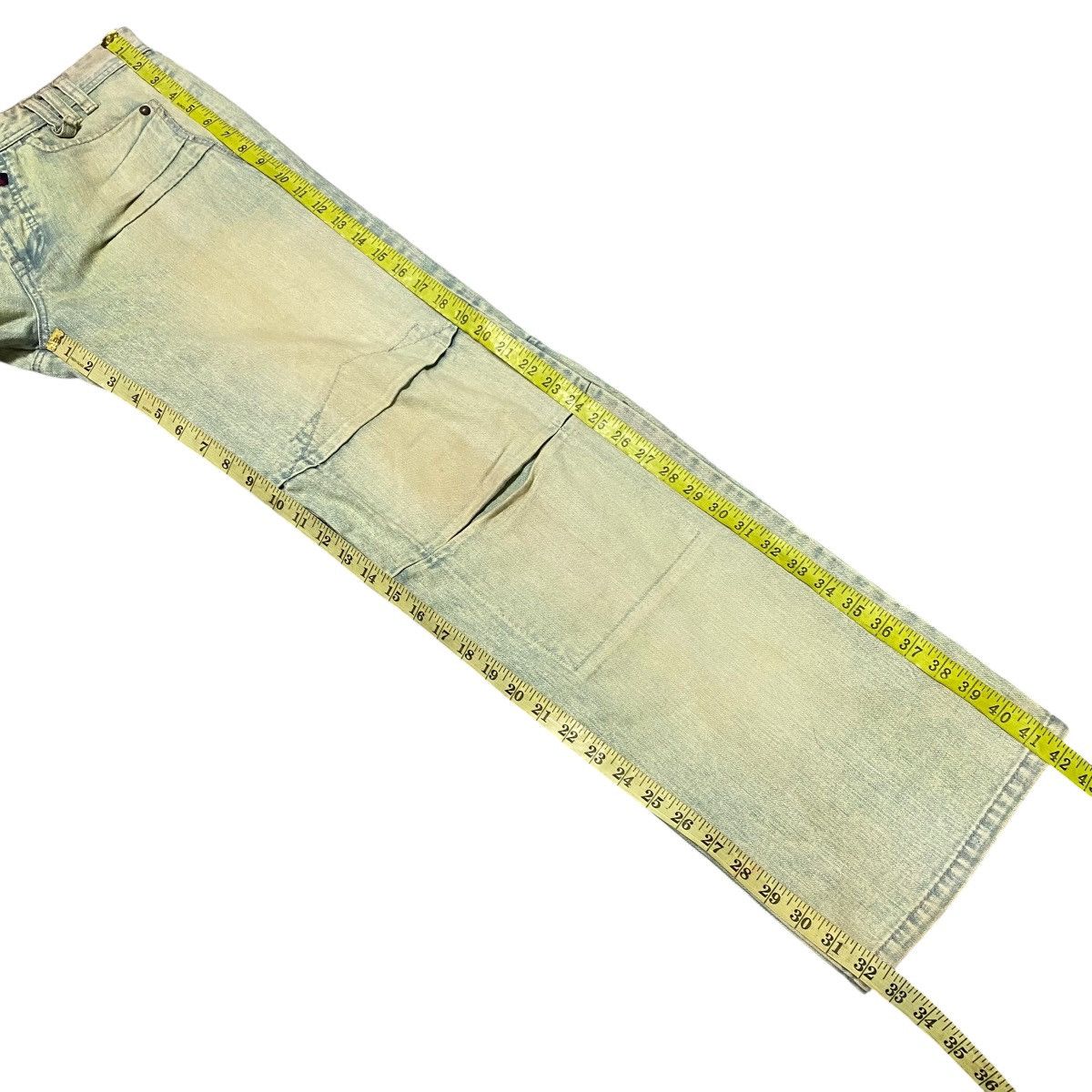 Marithe + Francois Girbaud Marithe Francois Girbaud Denim Mudwash Baggy Jeans Size US 32 / EU 48 - 17 Thumbnail
