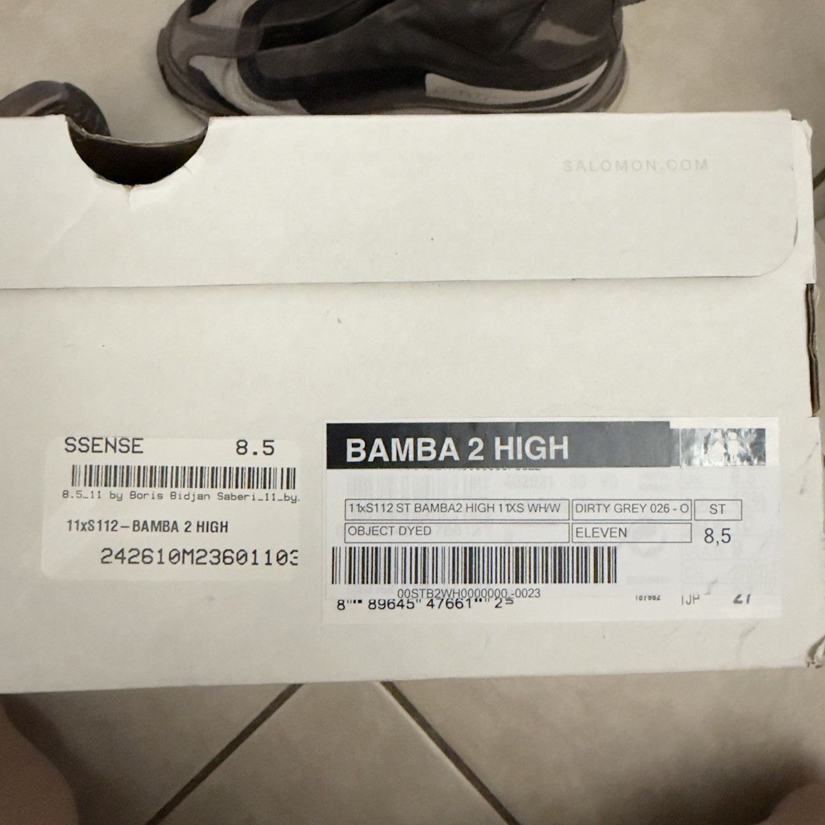 11 By Boris Bidjan Saberi × Salomon Bamba2 high top Size US 9 / EU 42 - 8 Thumbnail
