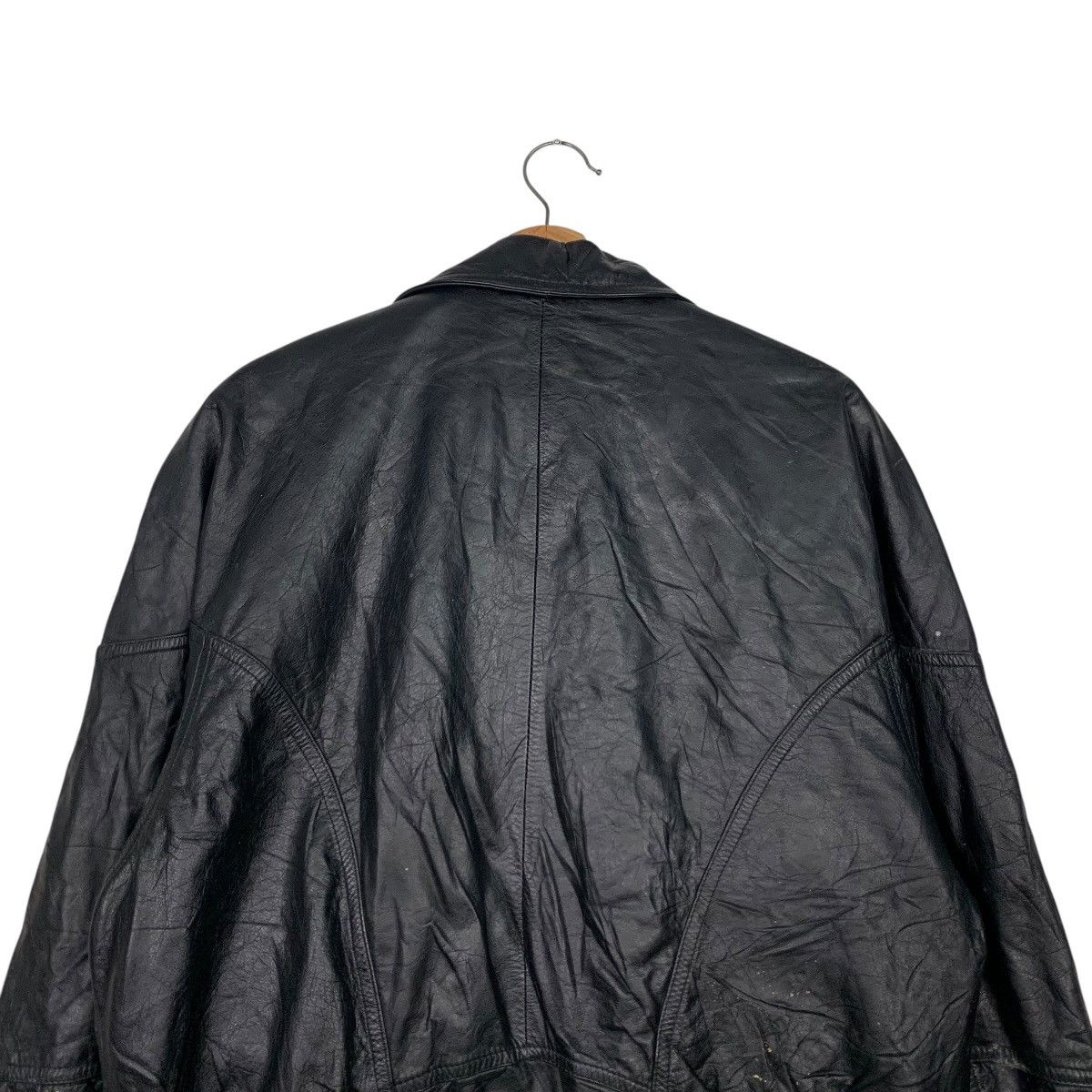 Leather Vintage 90's BYRNES & BAKER Leather Jacket #2510-C113 Size US M / EU 48-50 / 2 - 8 Thumbnail