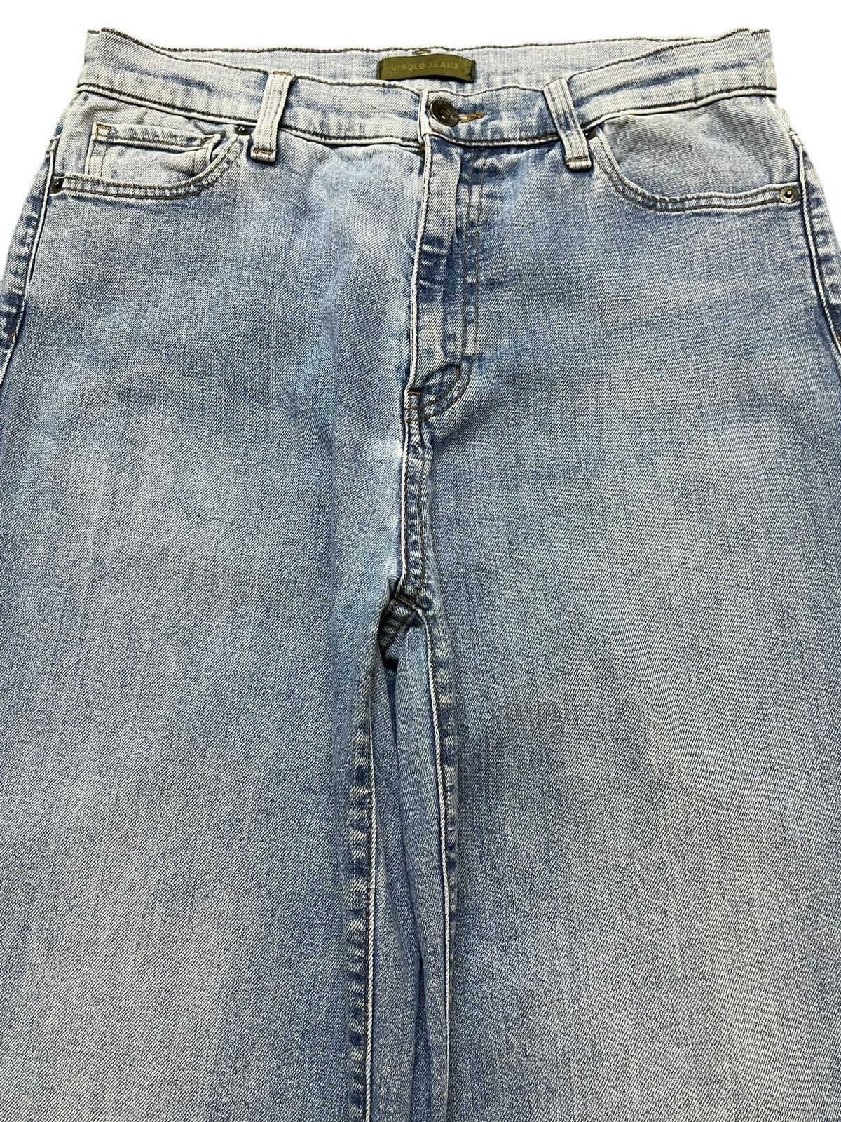Uniqlo Vintage Japanese Uniqlo Blue Faded Wash Style Baggy Jeans Size US 28 / EU 44 - 3 Thumbnail